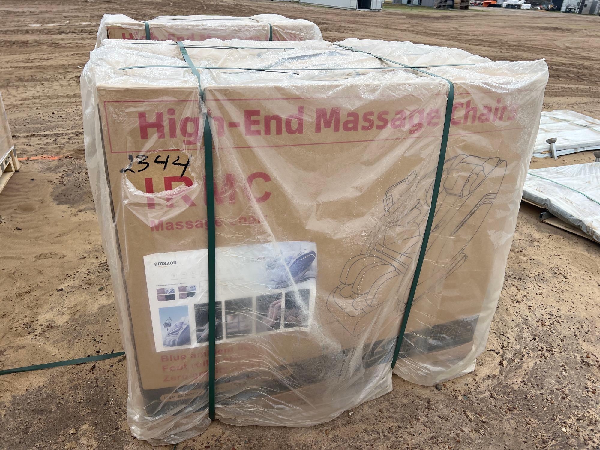 UNUSED IRMC HIGH-END MASSAGE CHAIR (A64281)