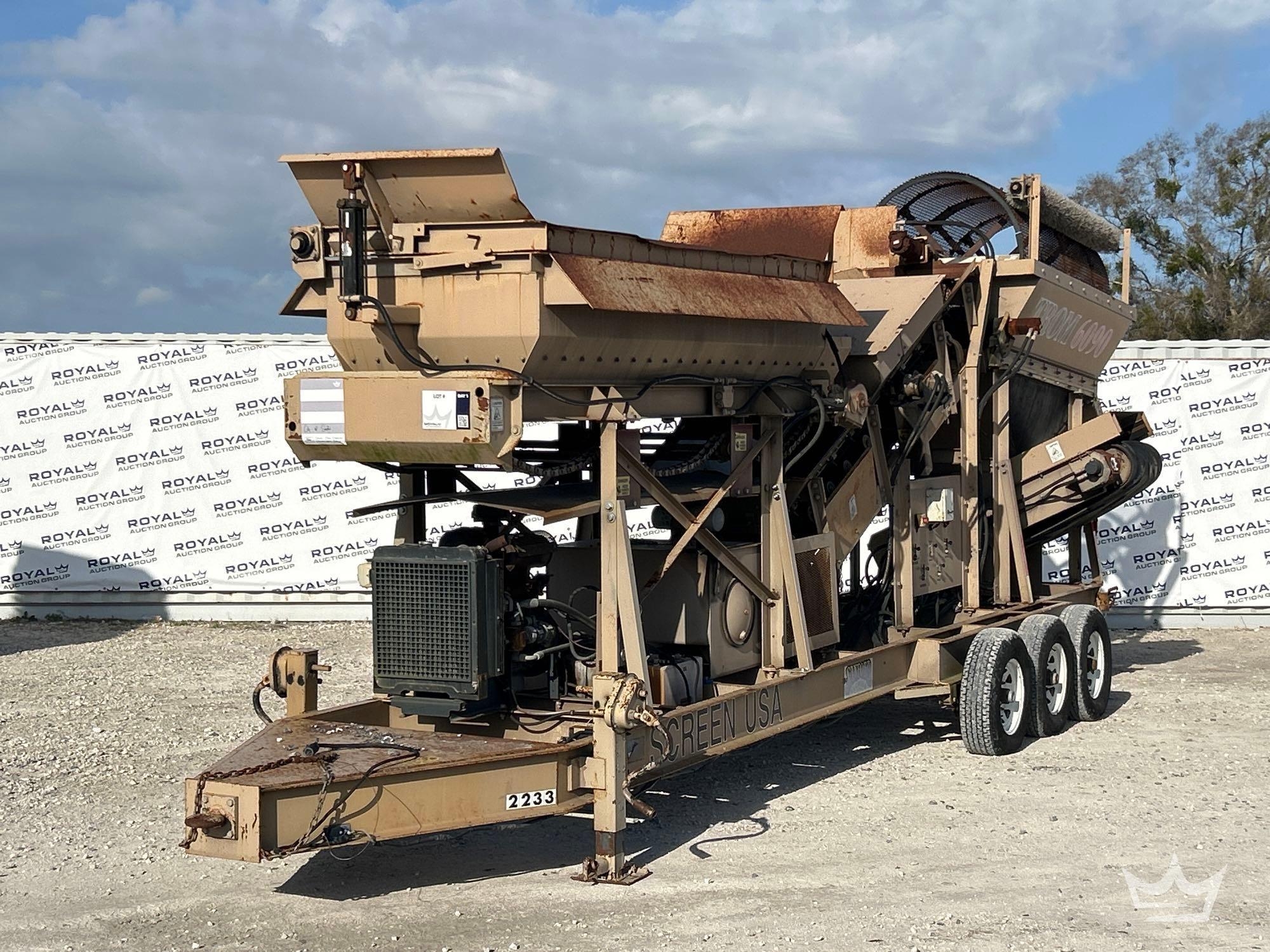 2014 Screen USA TROM 6090 Trommel Screener (A61572)