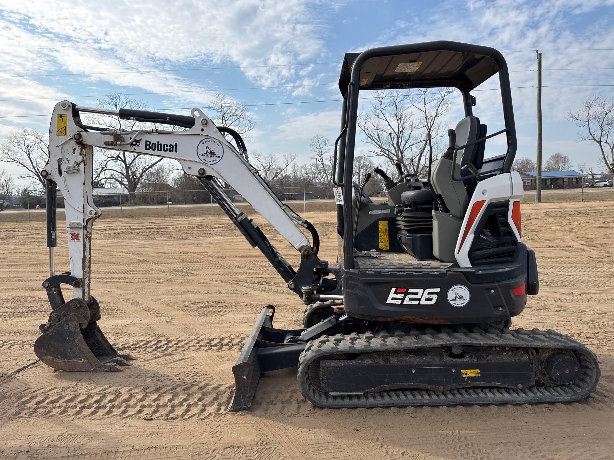 2022 BOBCAT E26 EXCAVATOR (A62129)