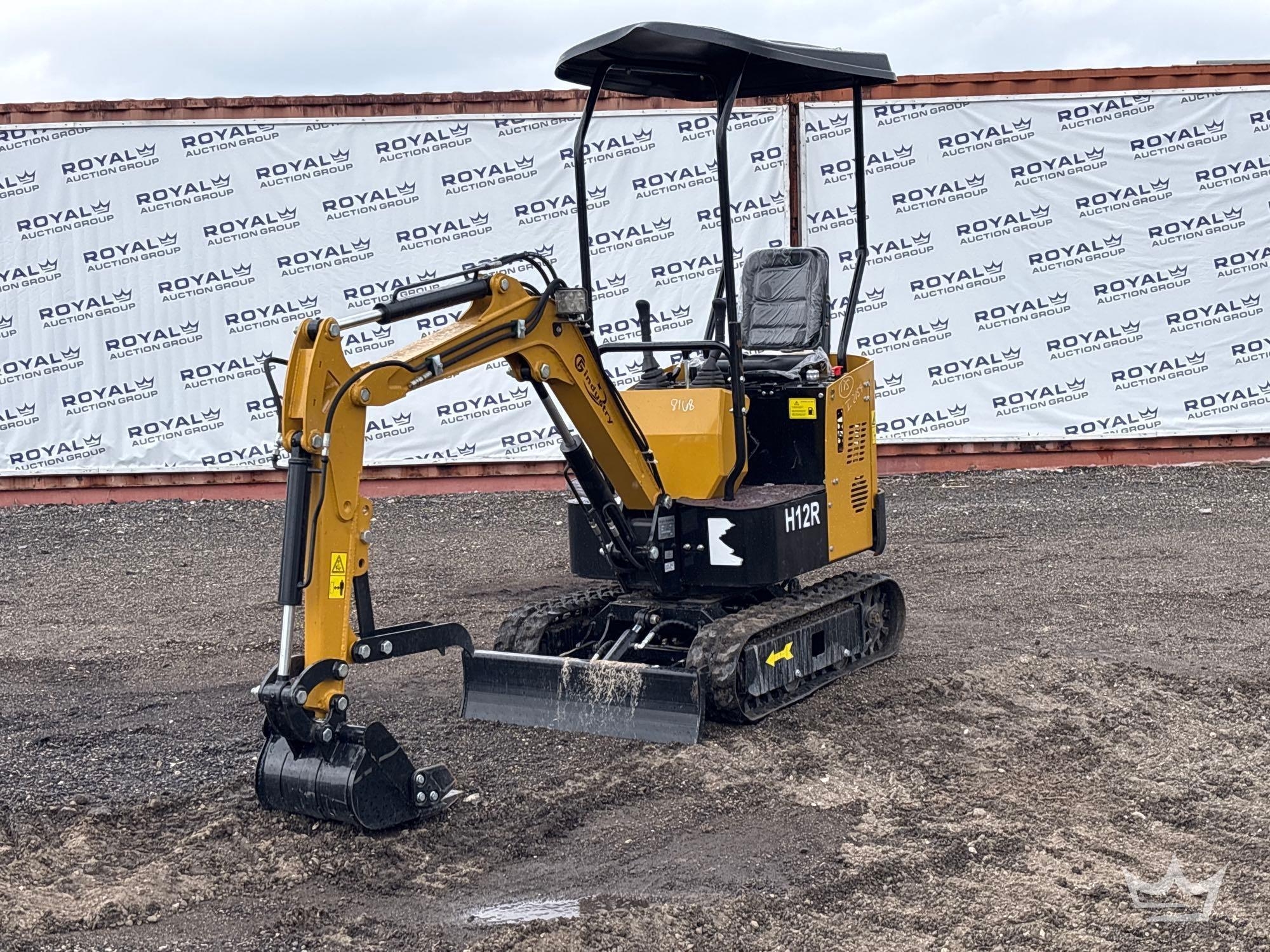 2025 CFG H12R Mini Excavator (A61567)