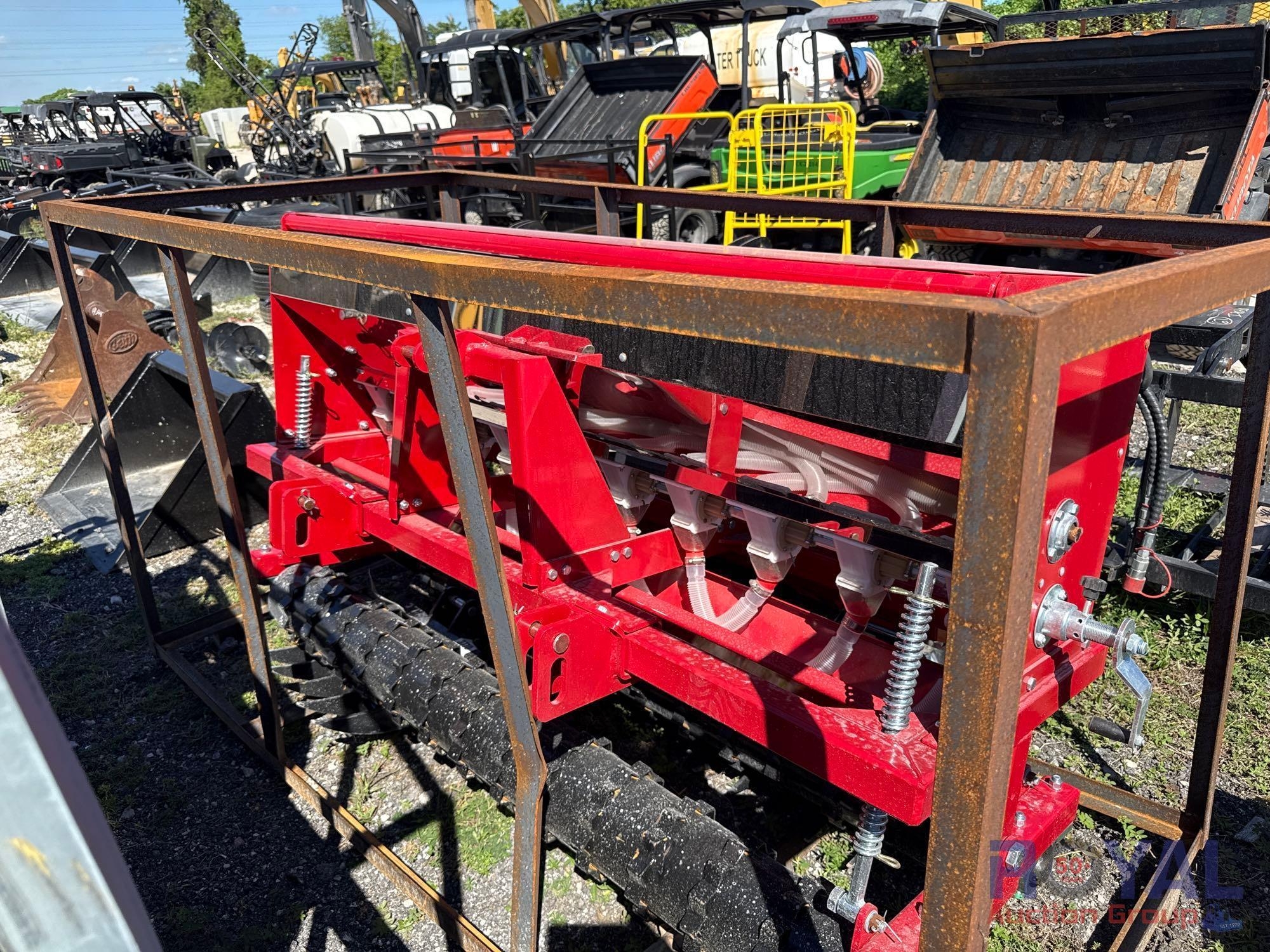 2025 CFG Industrial Till Seed Drill Skid Steer Attachment (A55787)
