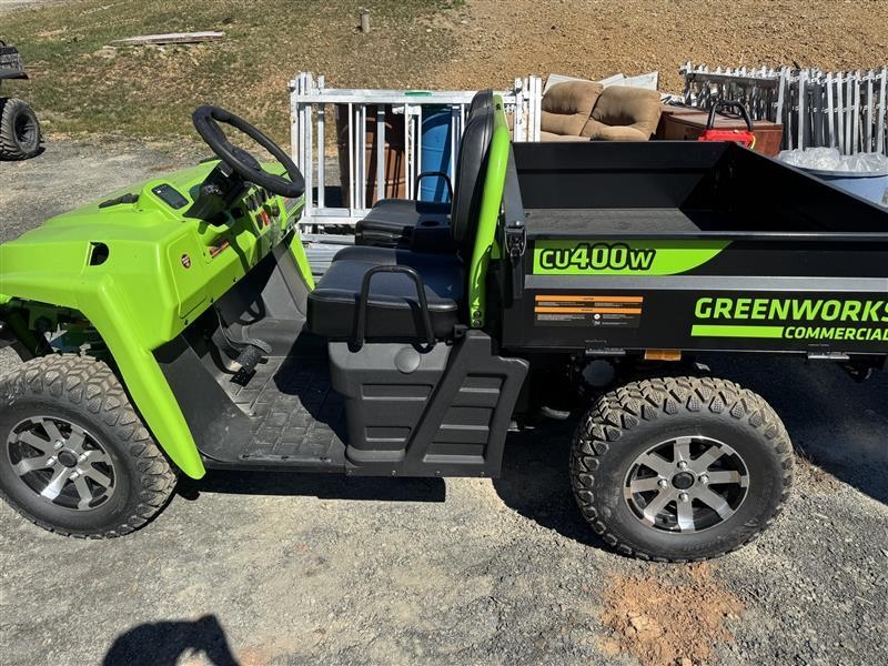 2022 Greenworks CU400W Commercial Work Utility Vehicle DEMO UNIT (A61306)