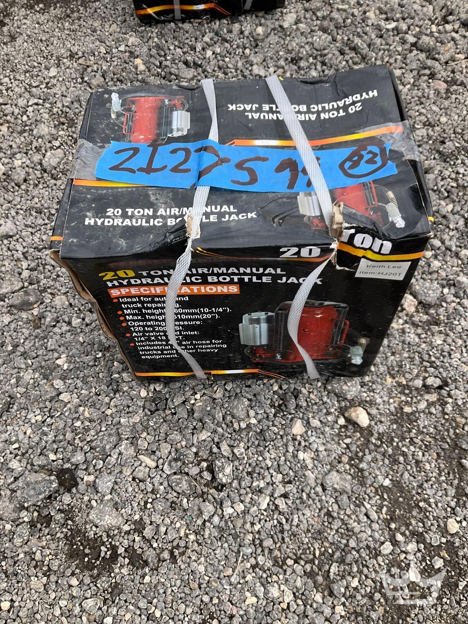 20 Ton Hydraulic Bottle Jack (A61567)