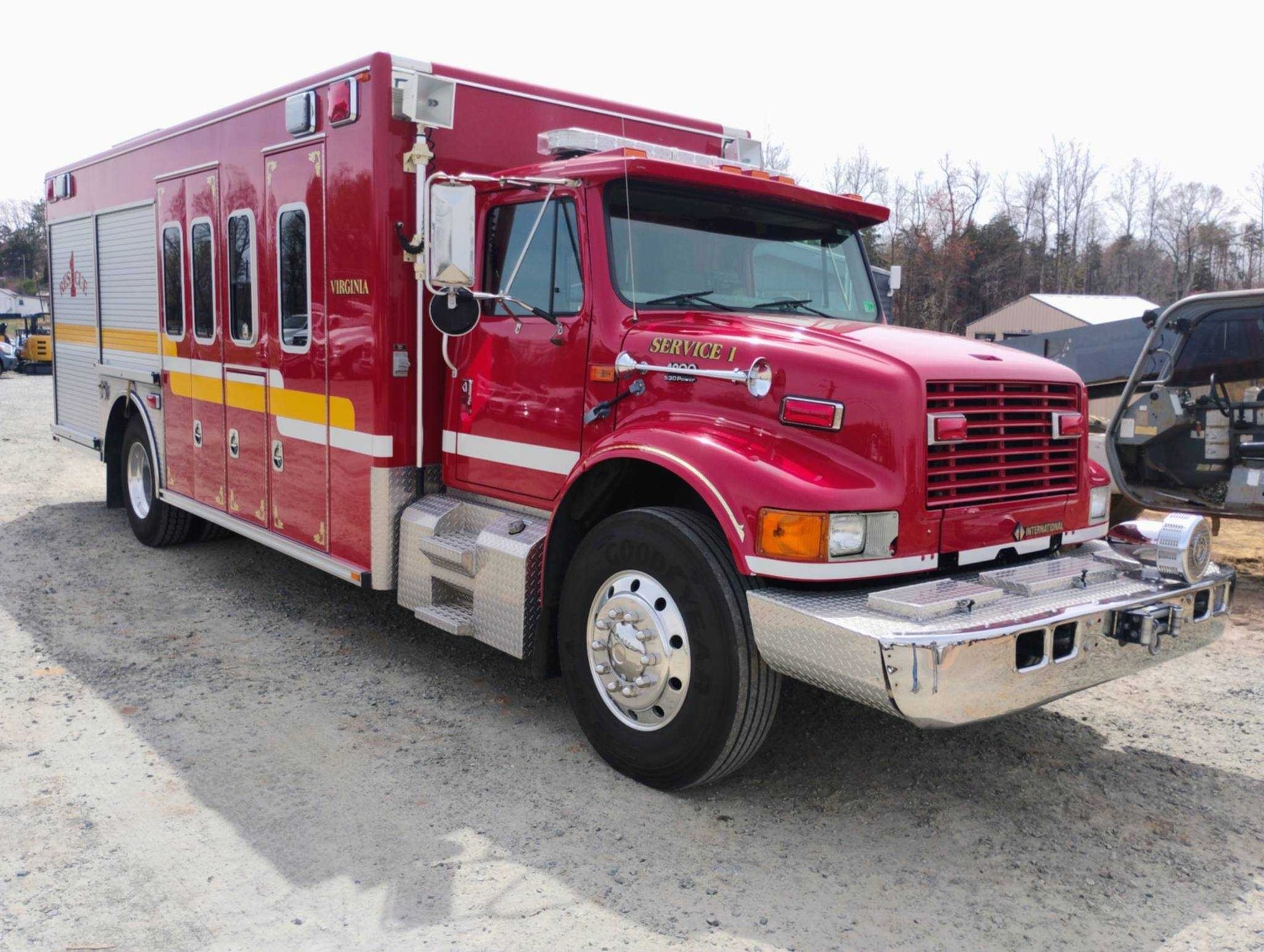 2000 International 4900 Crash Rescue Truck (A62613)