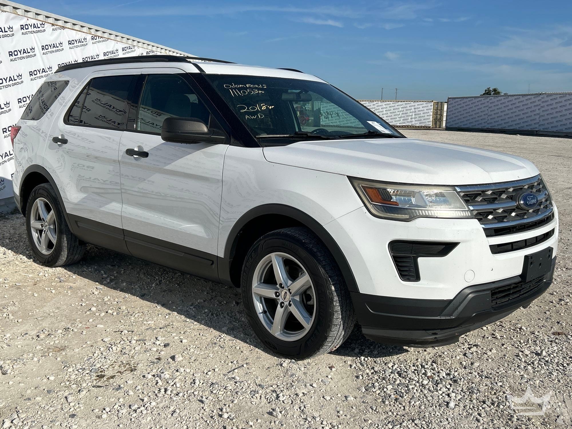 2018 Ford Explore AWD SUV (A59231)