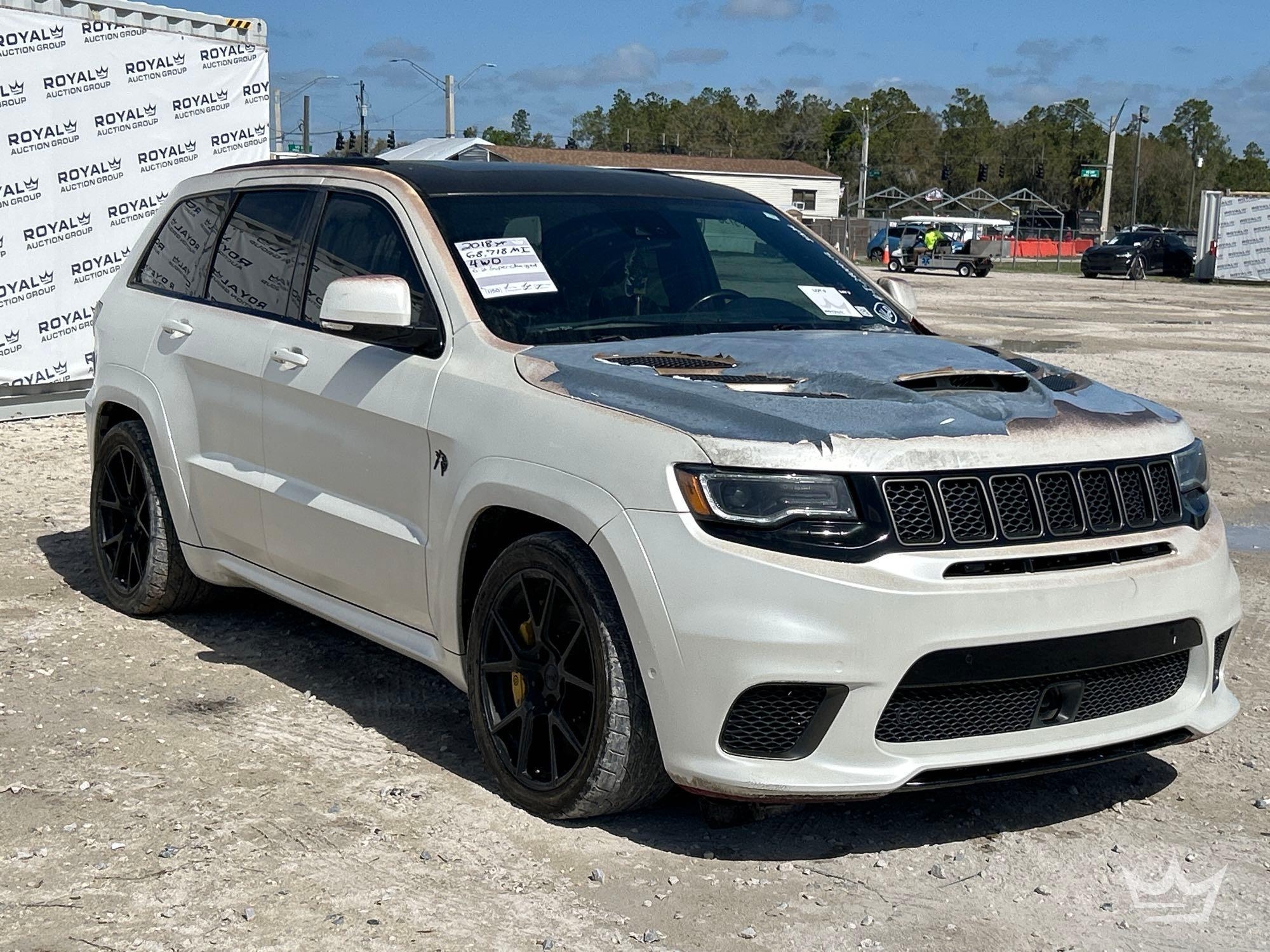 2018 Jeep Grand Cherokee Trackhawk 4x4 SUV (A64557)