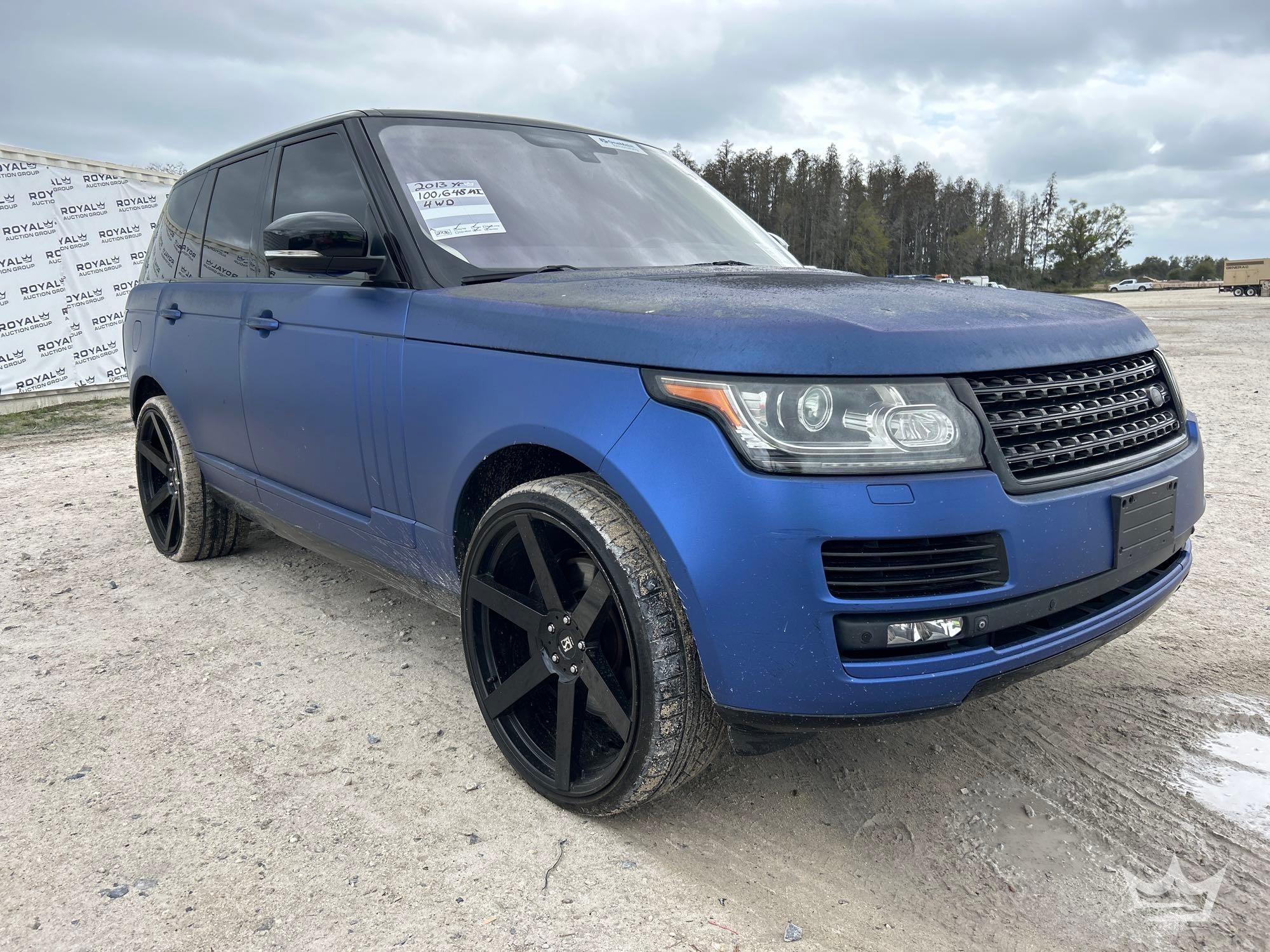 2013 Land Rover Range Rover AWD SUV (A64557)
