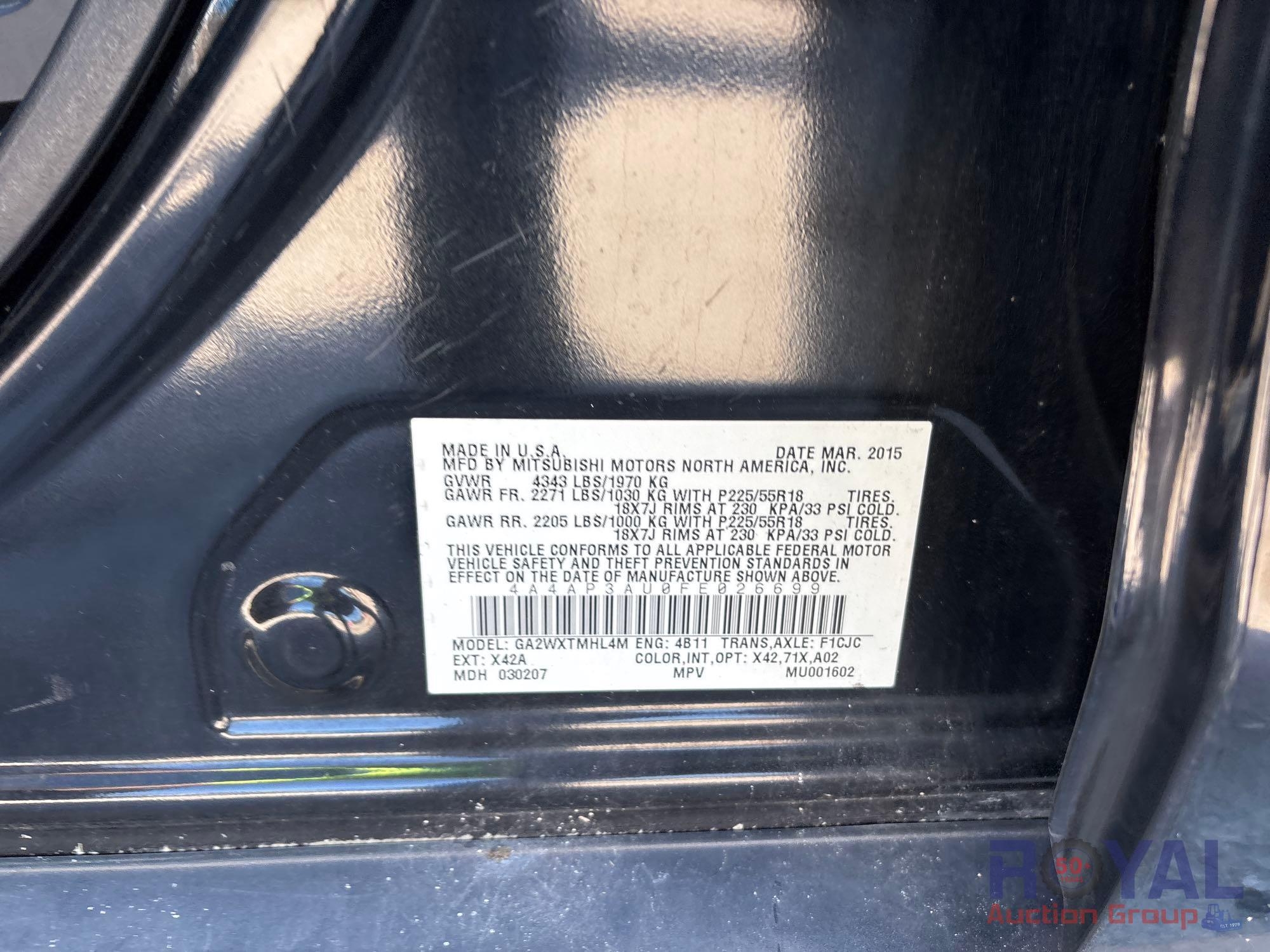 2015 Mitsubishi Outlander Sport SUV (A53424)