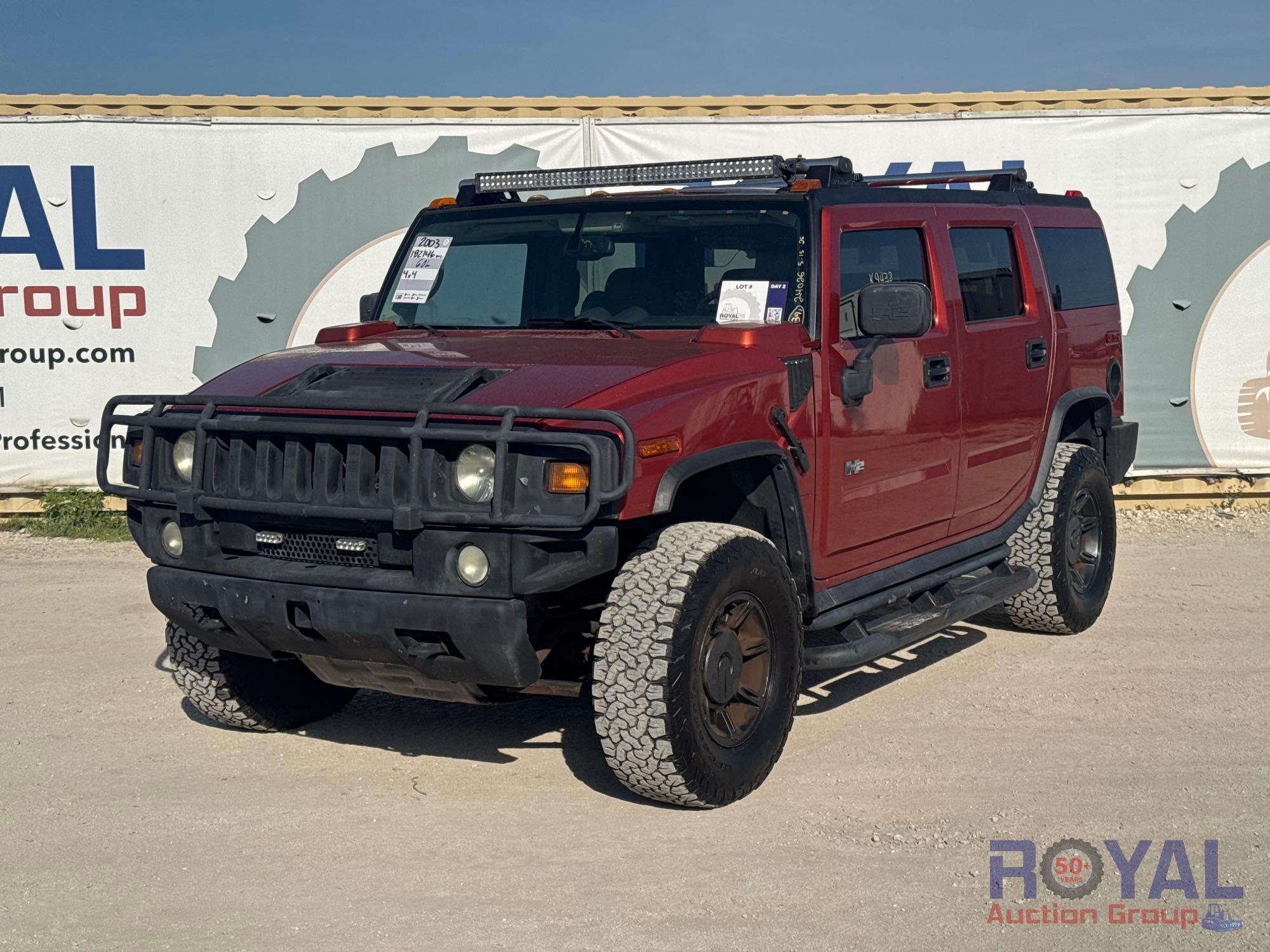 2003 Hummer H2 4x4 SUV (A46684)