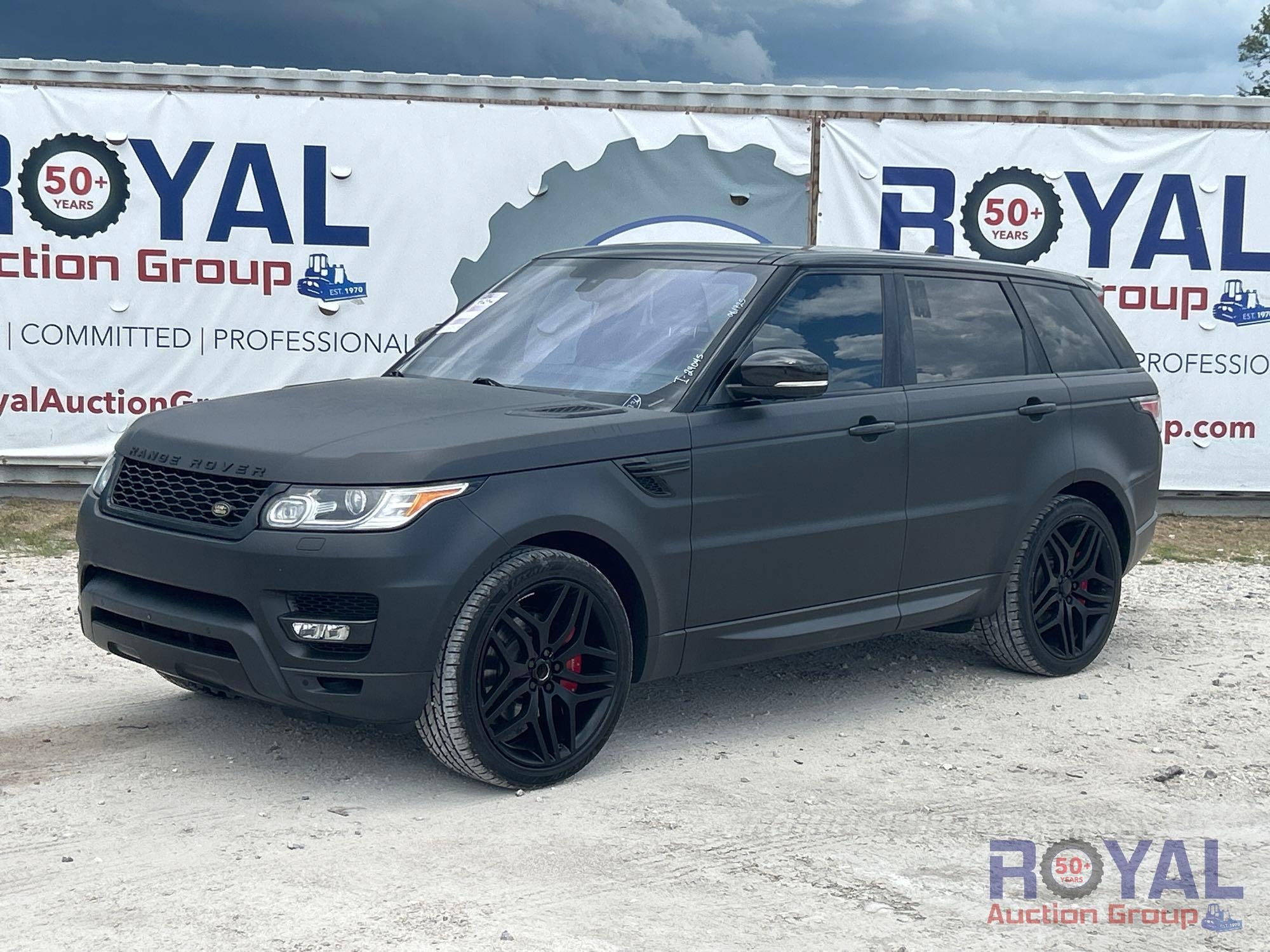 Year: 2016 Make: Land Rover Model: Range Rover Sport Vehicle Type: Multipurpose Vehicle (MPV) (A48082)