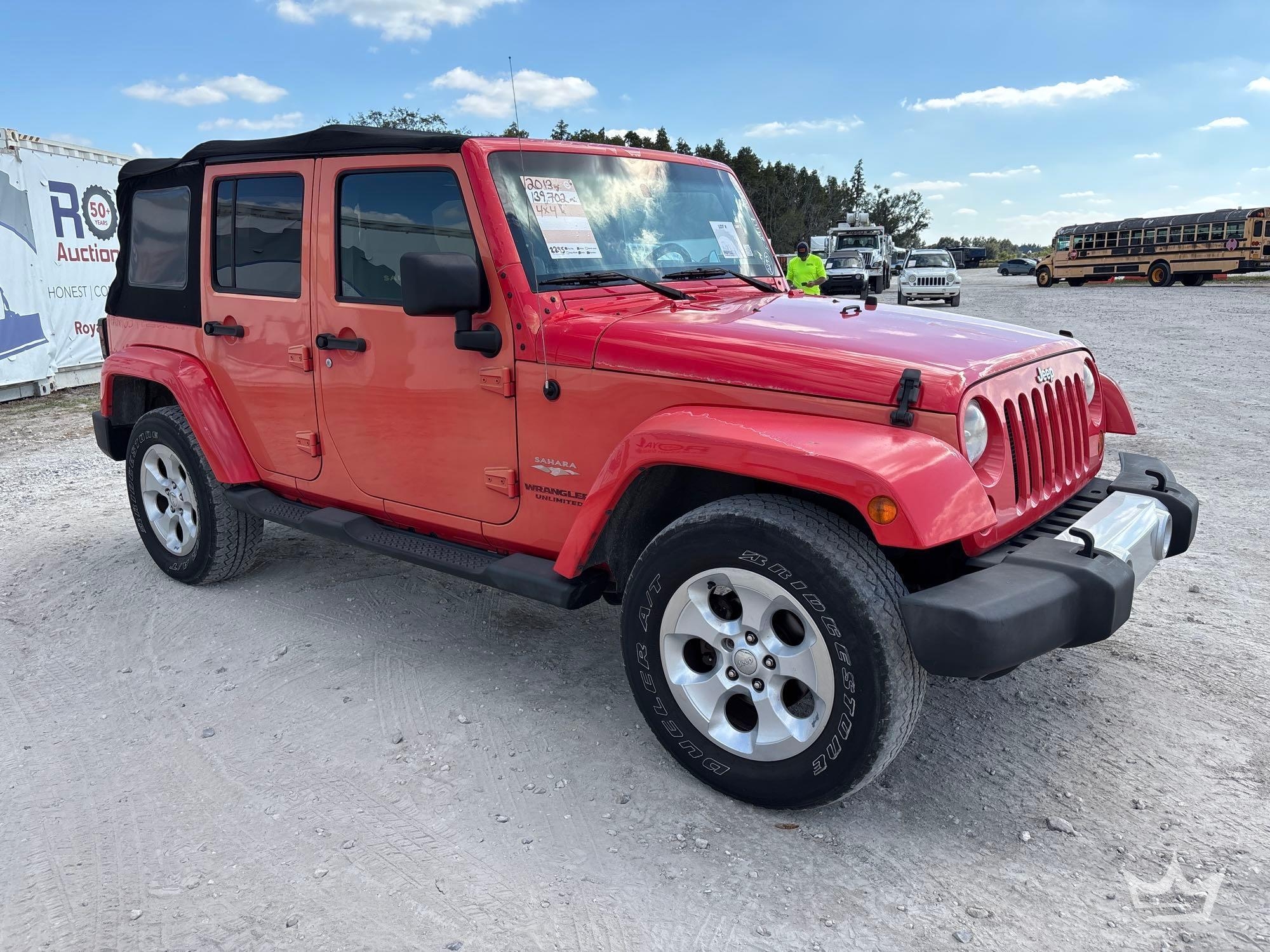 2013 Jeep Wrangler 4x4 SUV (A59231)