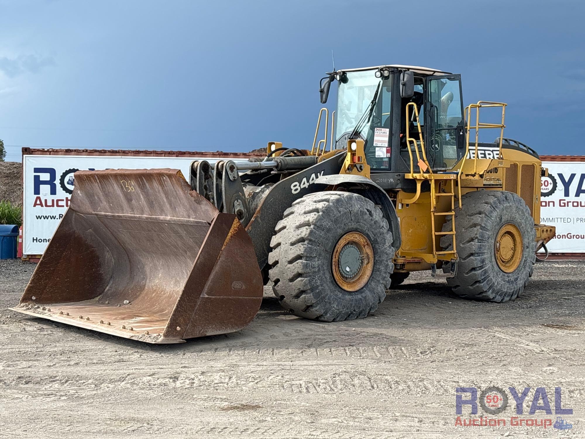 2011 John Deere 844K Articulated Wheel Loader (A50322)