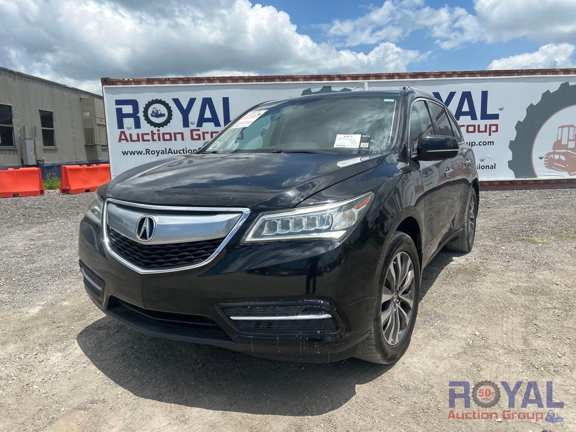 2015 Acura MDX SUV (A55758)
