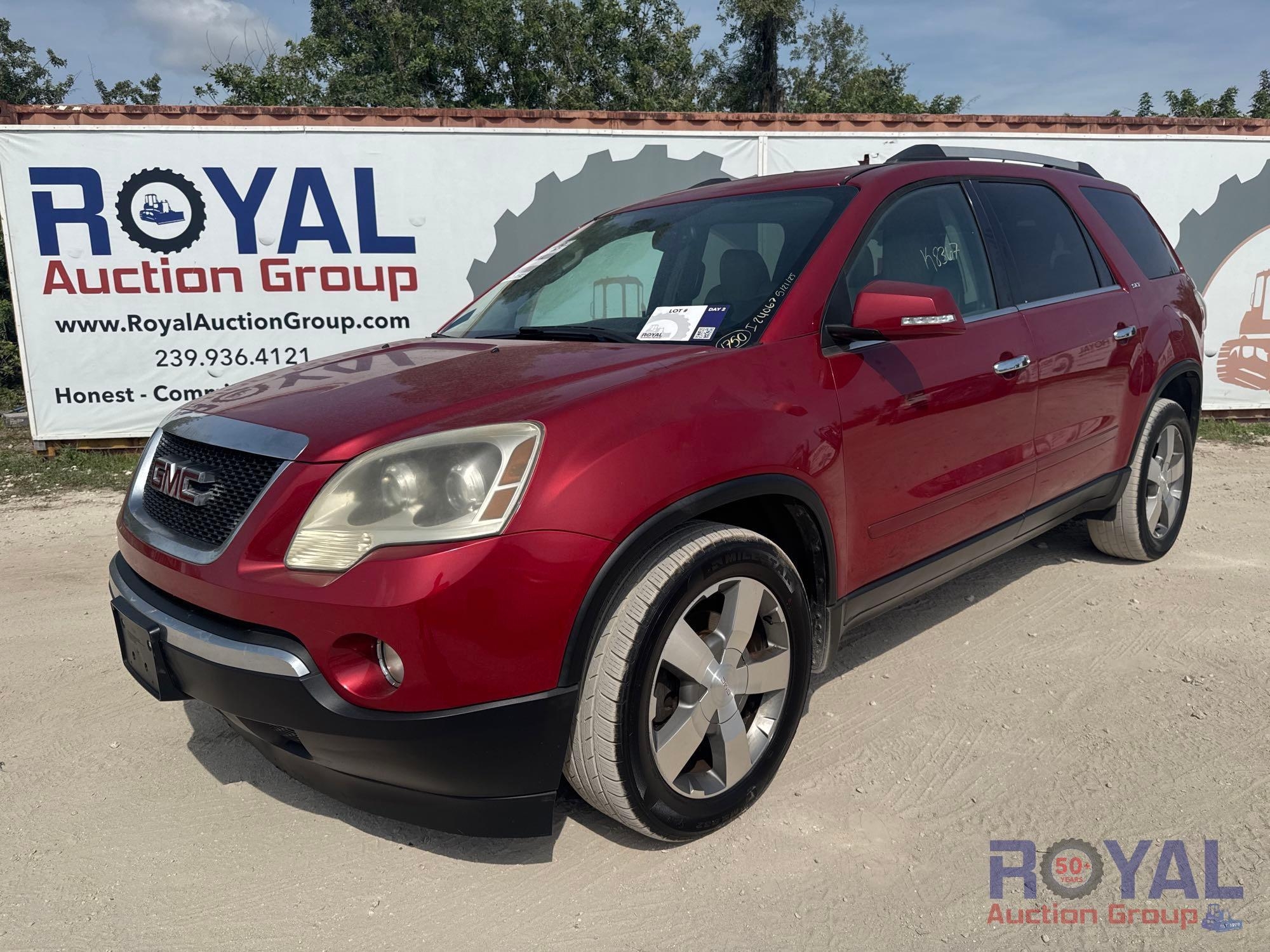 2012 GMC Acadia SUV (A46684)