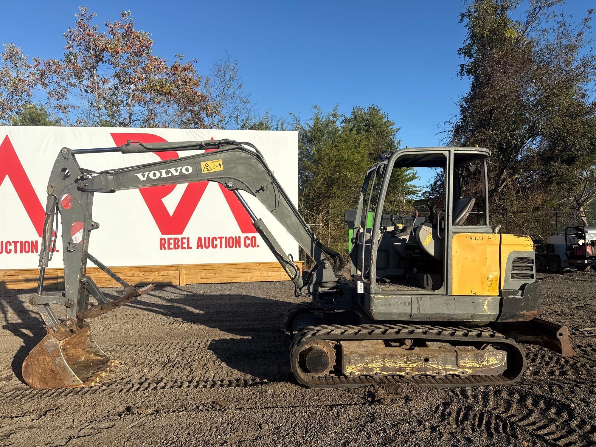 2012 VOLVO EC55C EXCAVATOR (A52706)