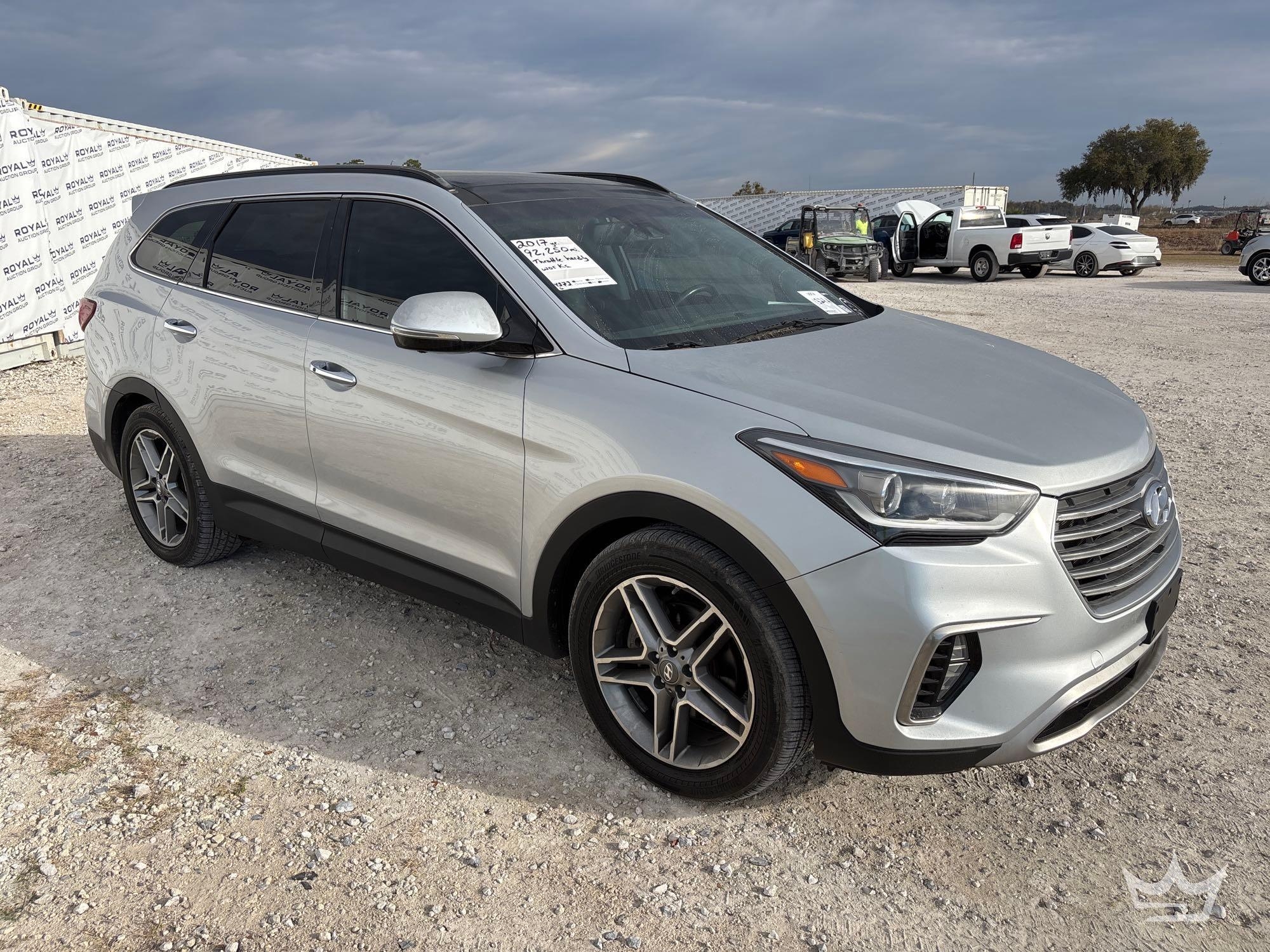 2017 Hyundai Santa Fe AWD SUV (A64557)