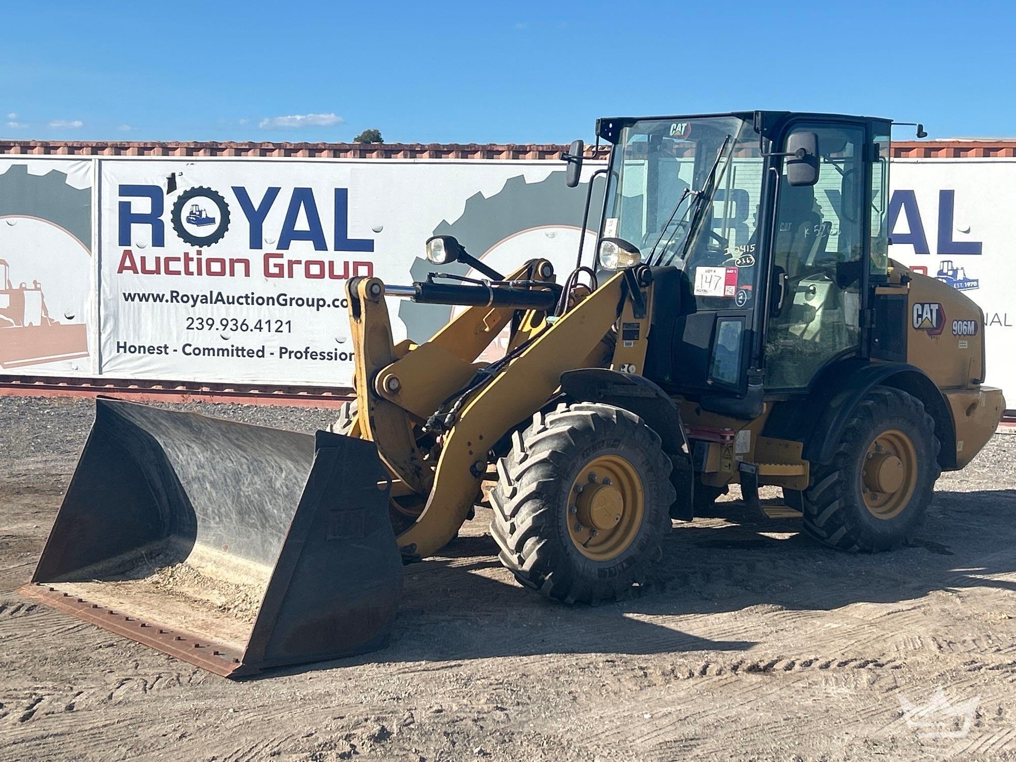2022 Caterpillar 906M Compact Articulated Wheel Loader (A56857)