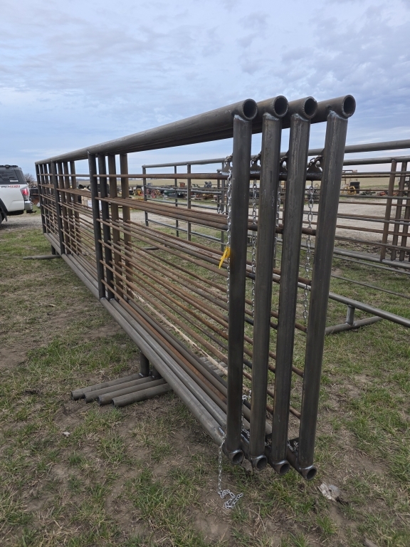(4) Texas Built 25' Stand Alone Livestock Panels (A66408)