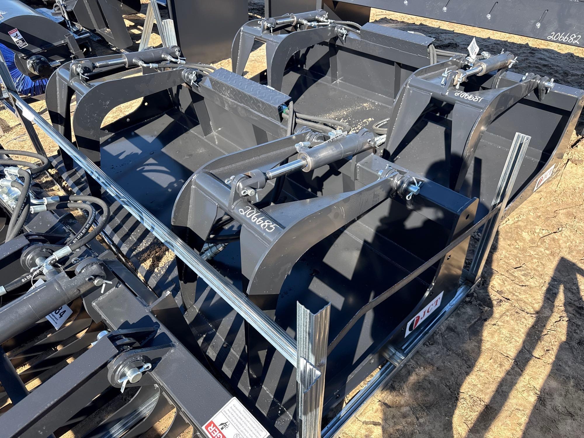 UNUSED JCT 84" HYD GRAPPLE BUCKET (A58376)