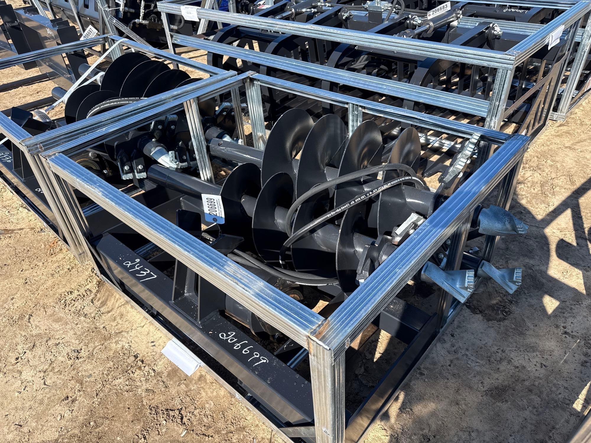 UNUSED JCT HYD AUGER 8", 12" & 16" BITS (A58376)