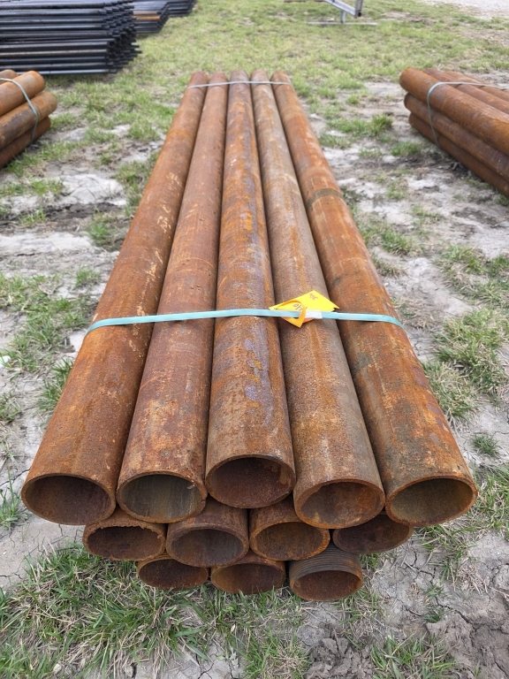 (12) 4.5"x9' Steel Posts (A66408)