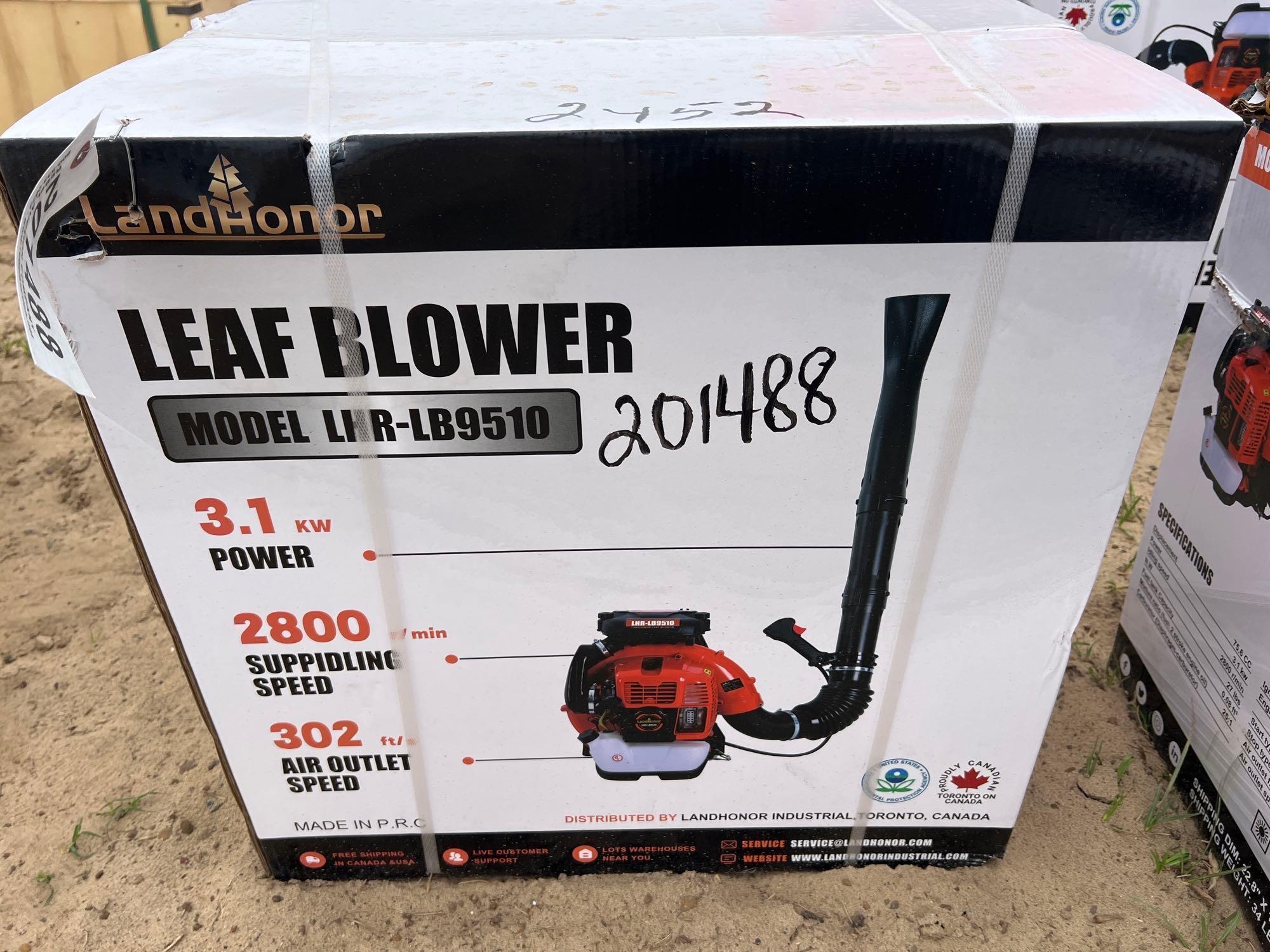 UNUSED LANDHONOR LHR-LB9510 GAS LEAF BLOWER (A54757)