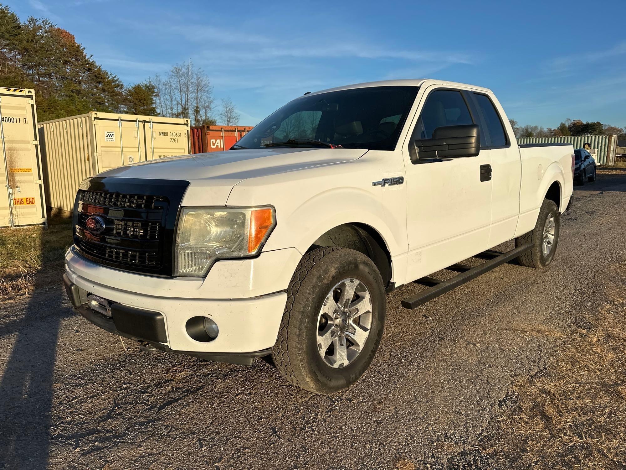 2014 Ford F-150 4x4 Pickup Truck, VIN # 1FTFX1EF7EKF89312 (A57453)