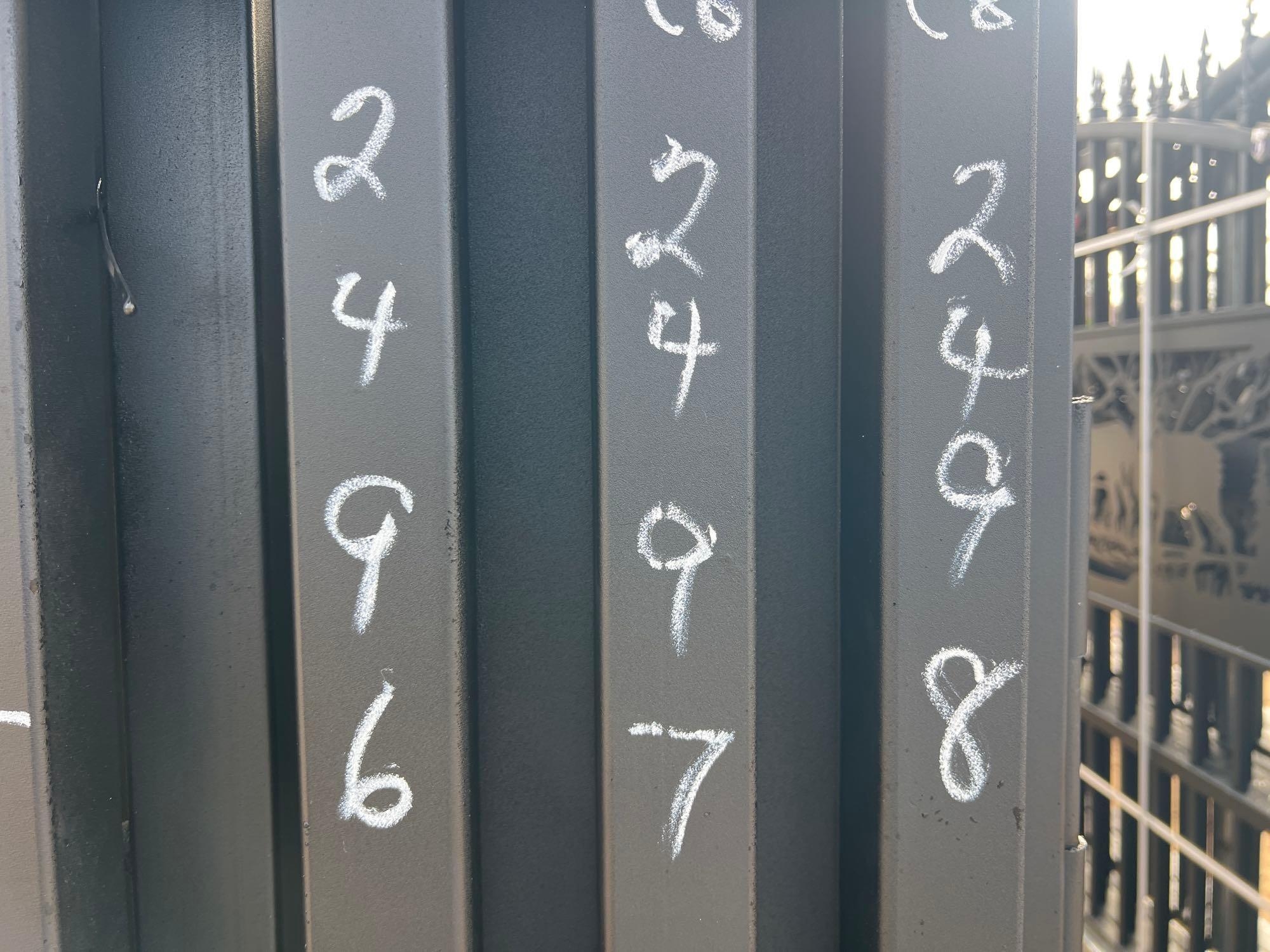 UNUSED KJ K0720-7'X20' METAL FARM DRIVEWAY GATE (A60432)