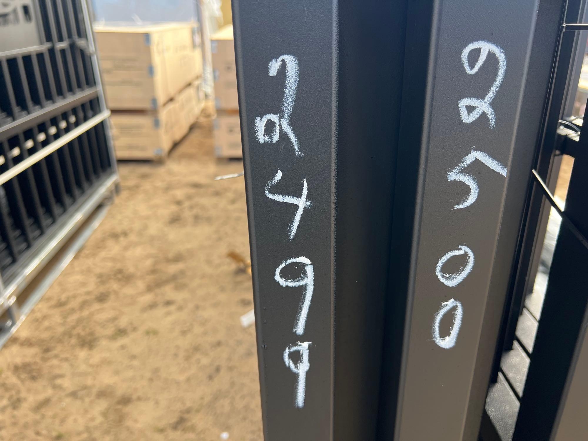 UNUSED KJ K0720-7'X20' METAL FARM DRIVEWAY GATE (A60432)