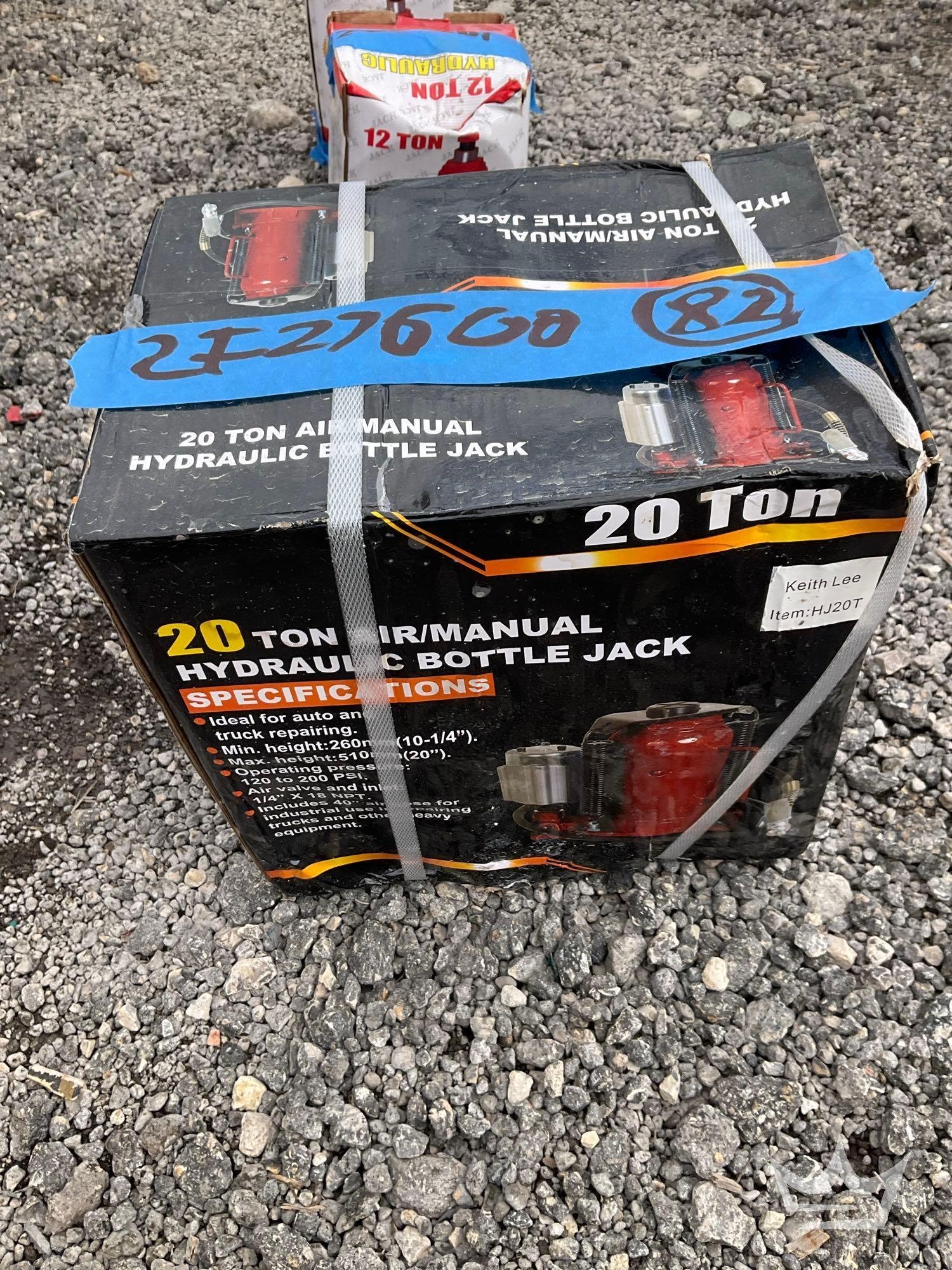 20 Ton Hydraulic Bottle Jack (A61567)