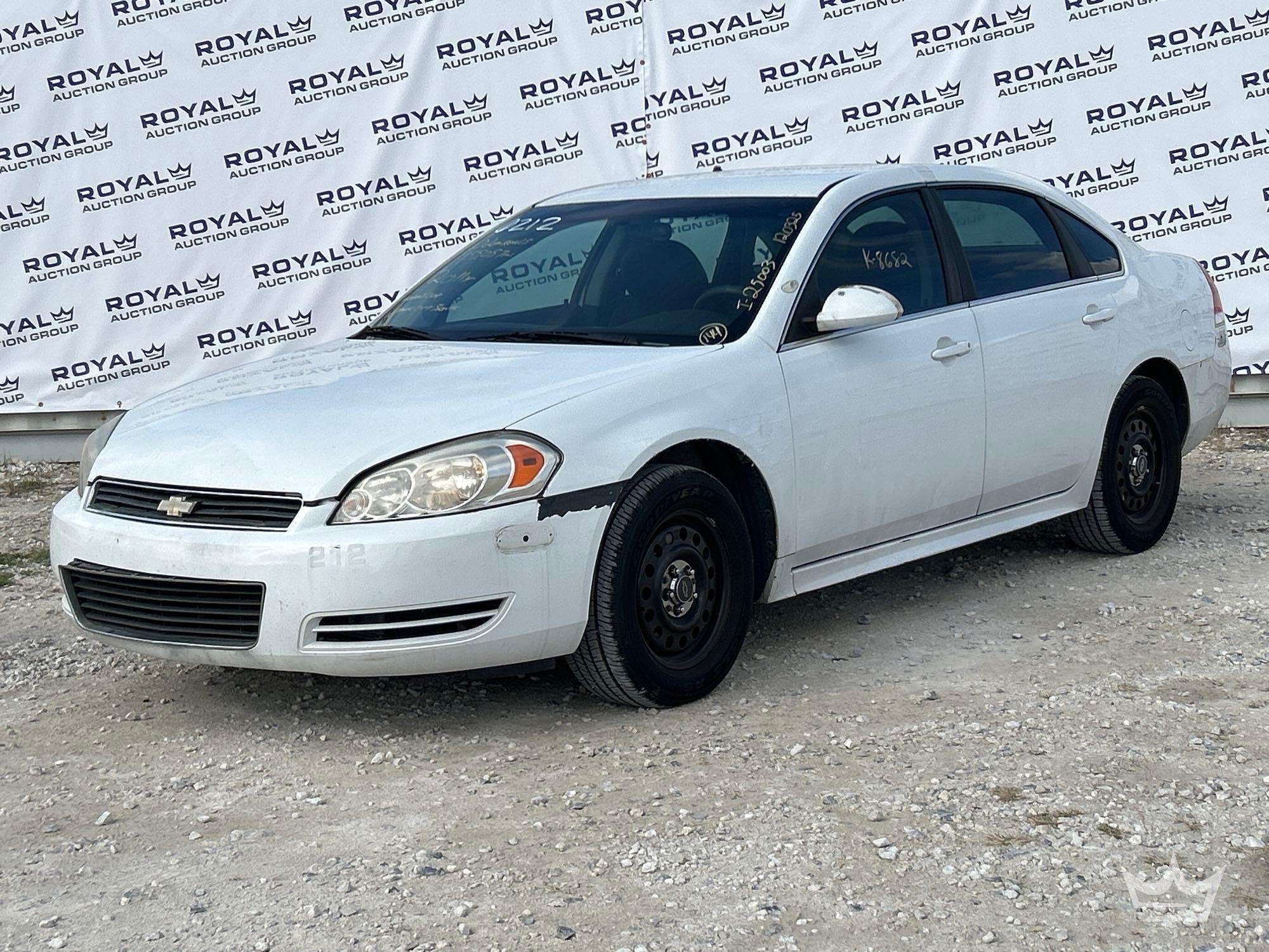 Year: 2011 Make: Chevrolet Model: Impala Vehicle Type: Passenger Car Mileage: Plate: Body Type: 4 (A59231)