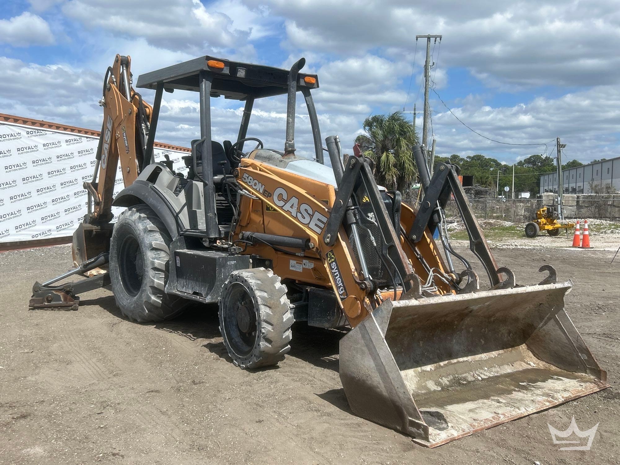 2018 Case 580N EP 4x4 Loader Backhoe (A64553)