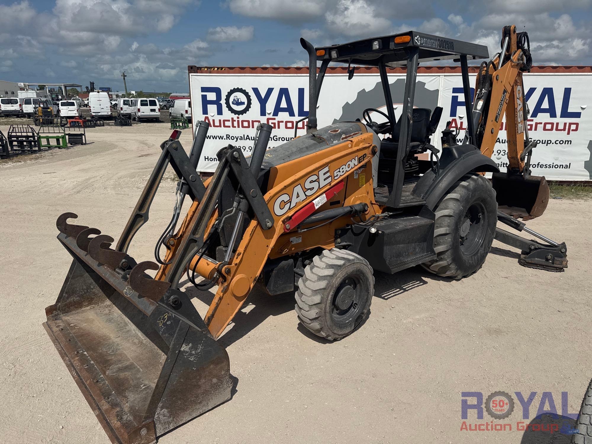 2018 Case 580N 4x4 Extendahoe Loader Backhoe (A46683)
