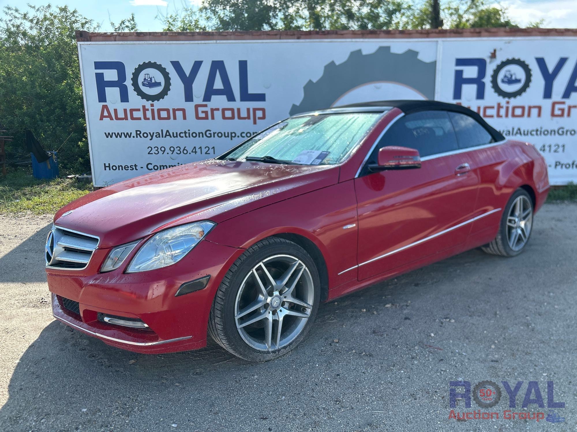 2012 Mercedes-Benz E-Class Convertible (A46684)