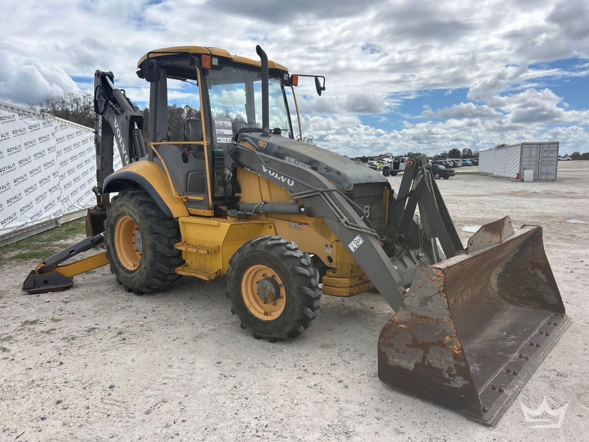 2013 Volvo BL70B 4x4 Extendahoe Loader Backhoe (A64553)