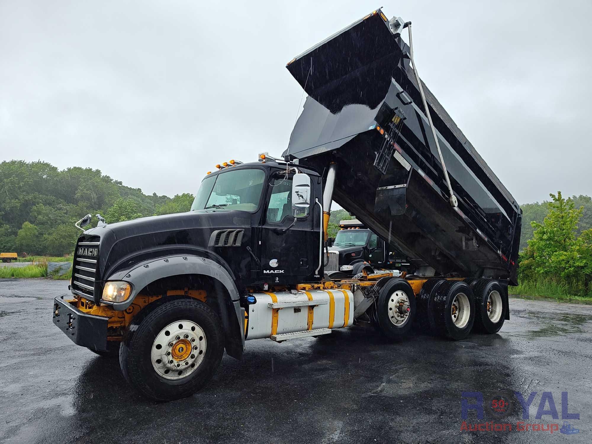 2017 Mack GU713 Granite Tri-Axle Dump Truck (A46683)