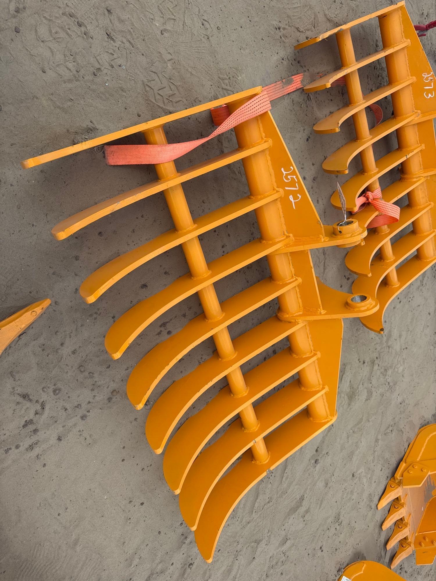 UNUSED FUTURE CAT 307-45" EXCAVATOR RAKE (A65055)