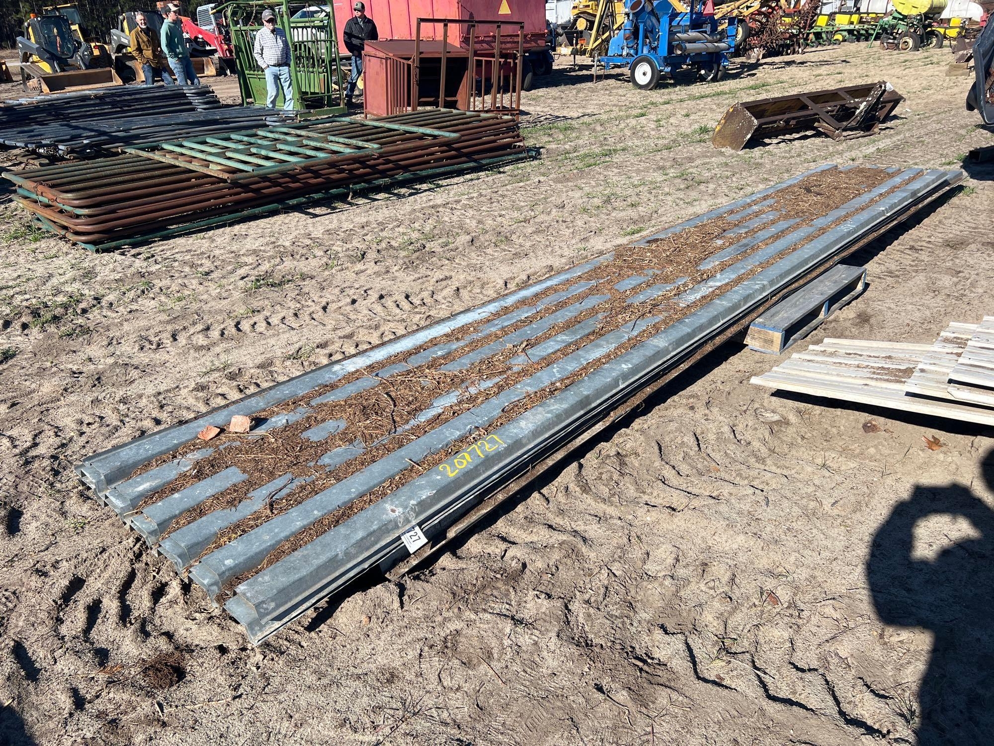 PALLET LOT OF METAL SHEETING (A63290)