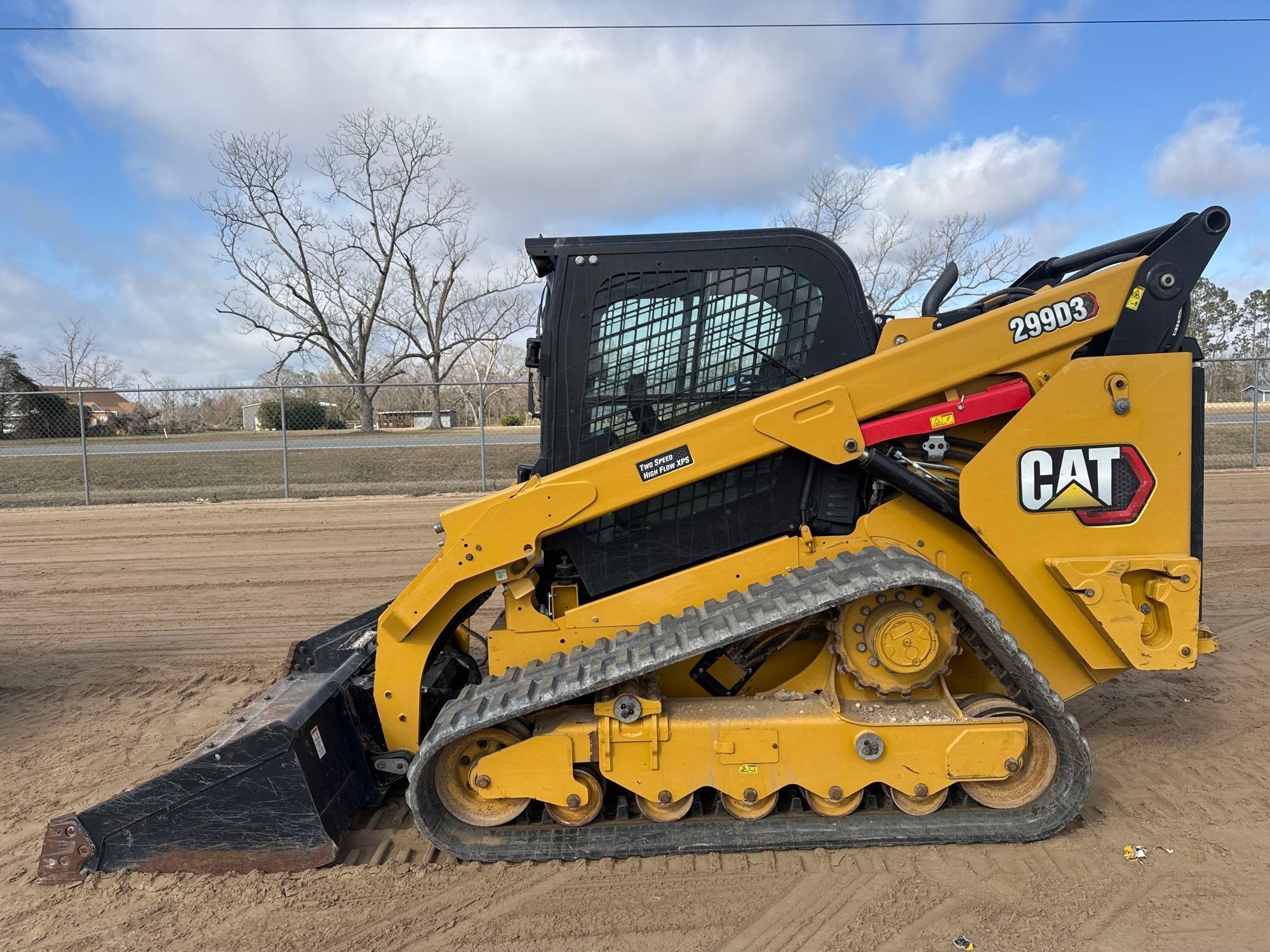 2022 CATERPILLAR 299D3 SKID STEER (A62129)