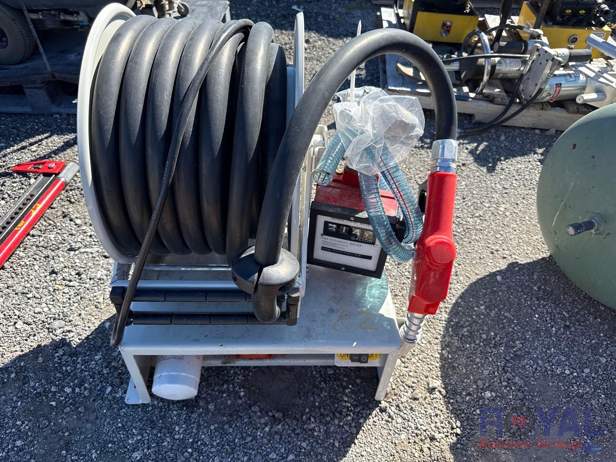 Diesel Fuel Pump with Hose Reel (A55787)