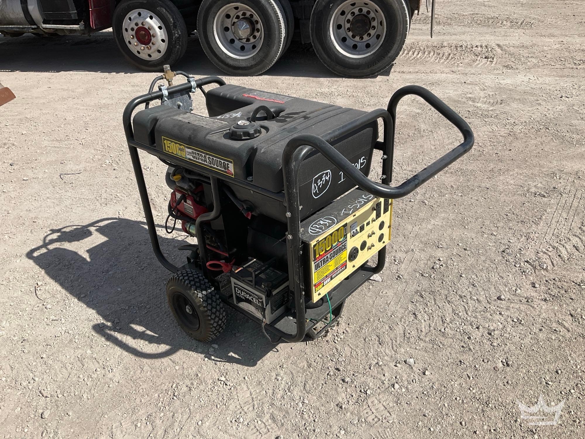 Generac Guardian Ultra Source 15,000W Portable Gasoline Generator (A61567)