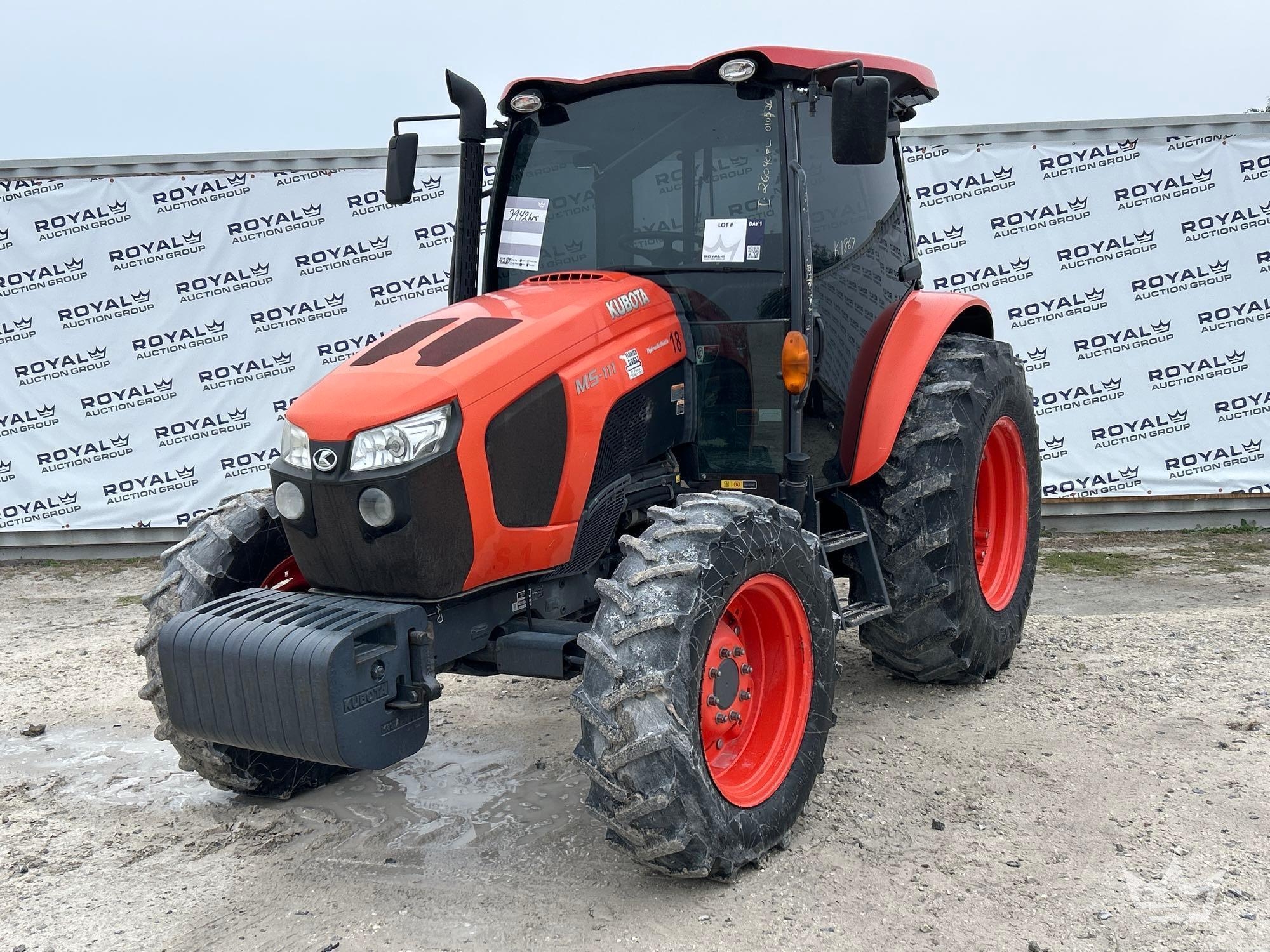 2009 Kubota M5111D 108HP 4WD Agricultural Tractor (A59228)