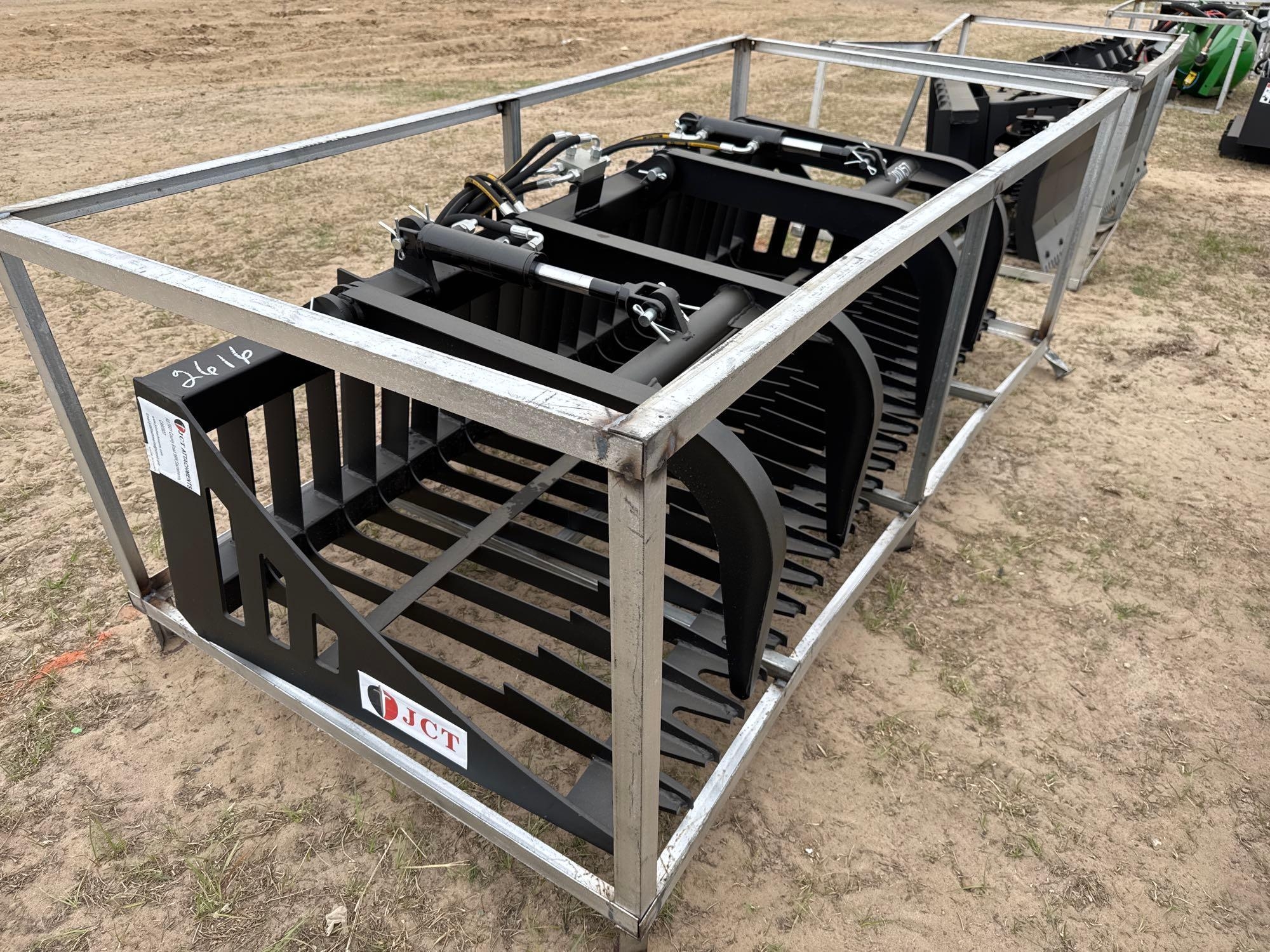 UNUSED JCT 84" HYD ROCK GRAPPLE BUCKET (A54757)