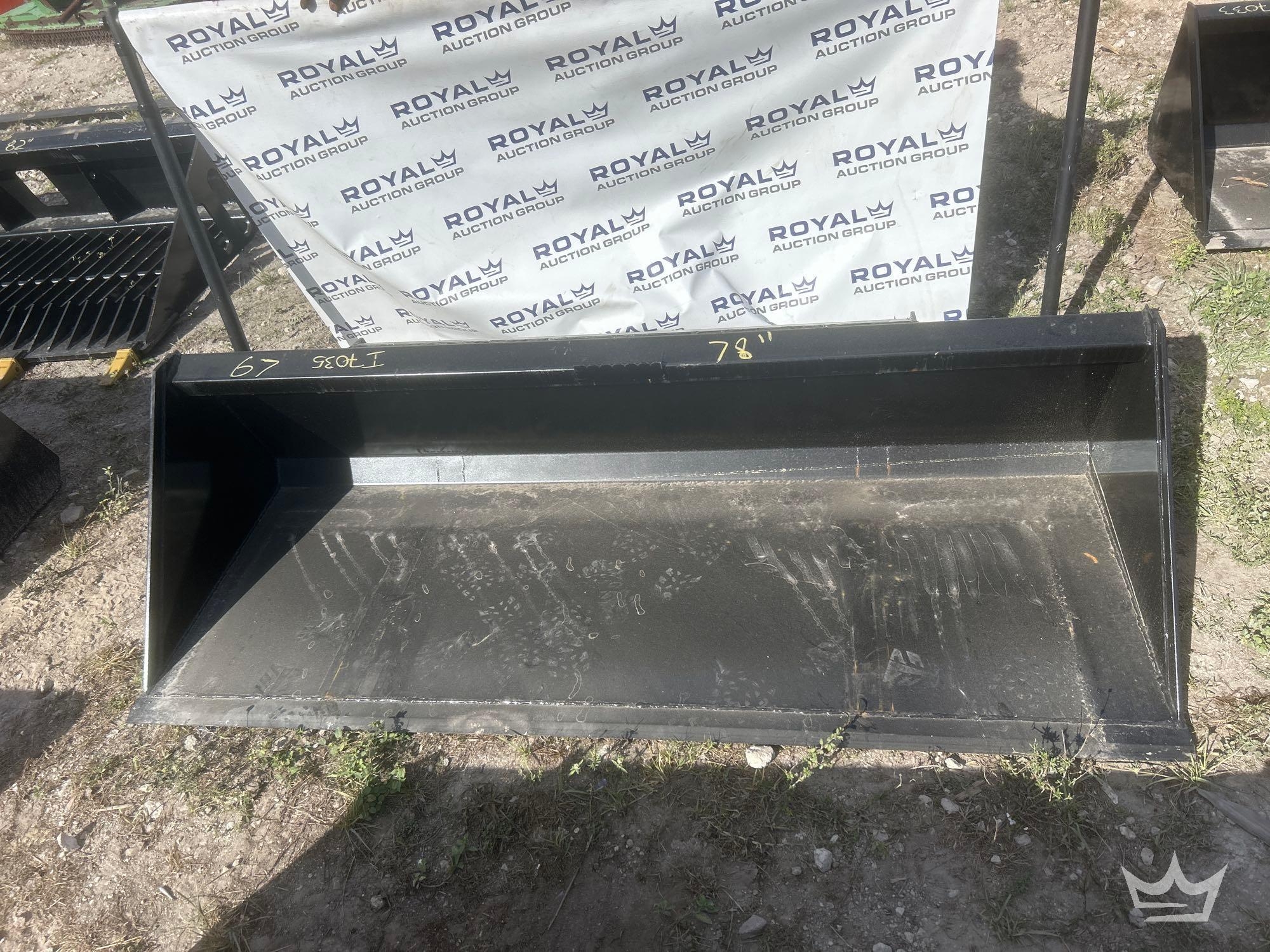 78in Bucket Skid Steer Attachment (A61572)