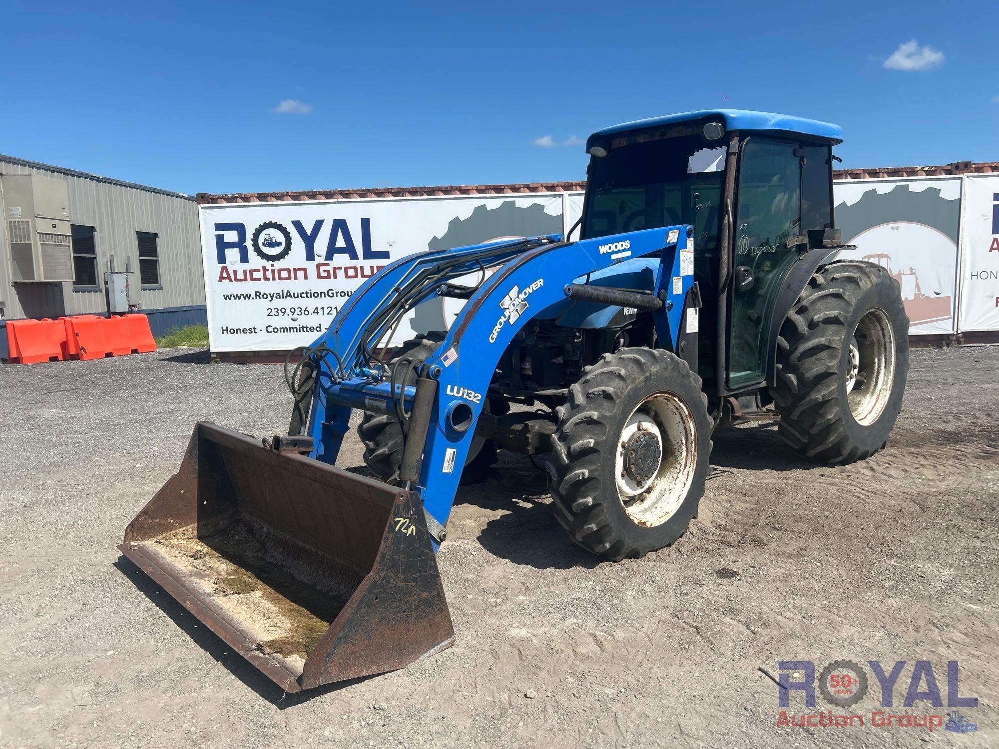 New Holland TS 75 Front Loader Utility Tractor (A53421)