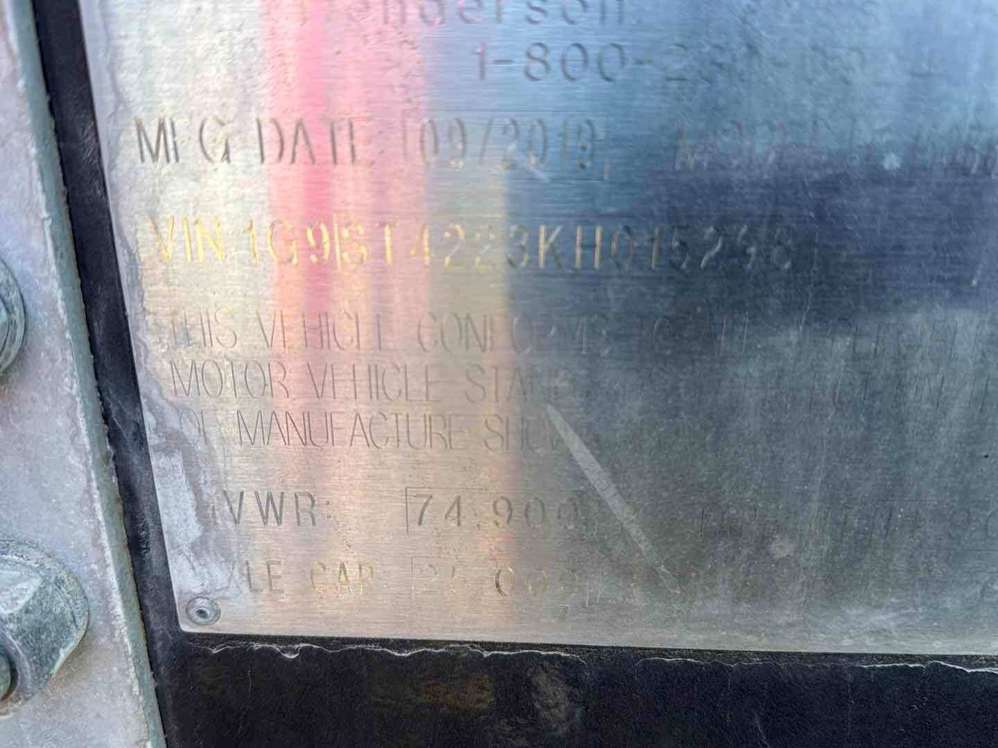 2019 GALYEAN EQUIPMENT CO. 150BBL STEEL (A58214)