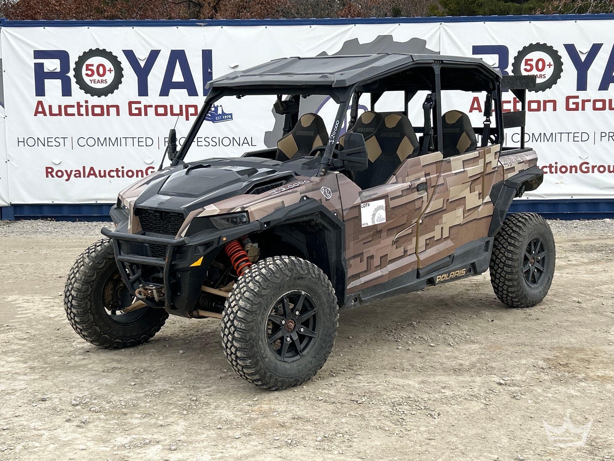 2021 Polaris General XP 4 1000 4x4 Side by Side (A60352)