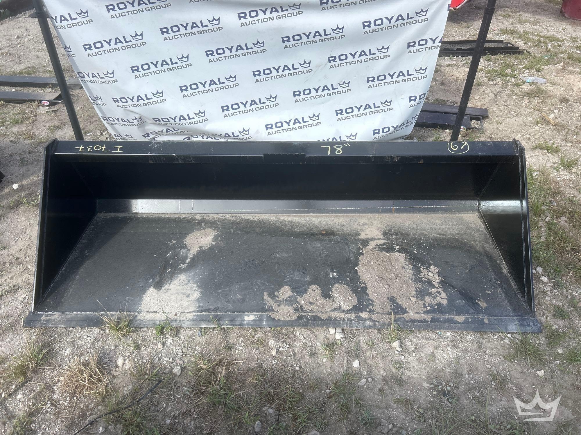 78in Bucket Skid Steer Attachment (A61572)