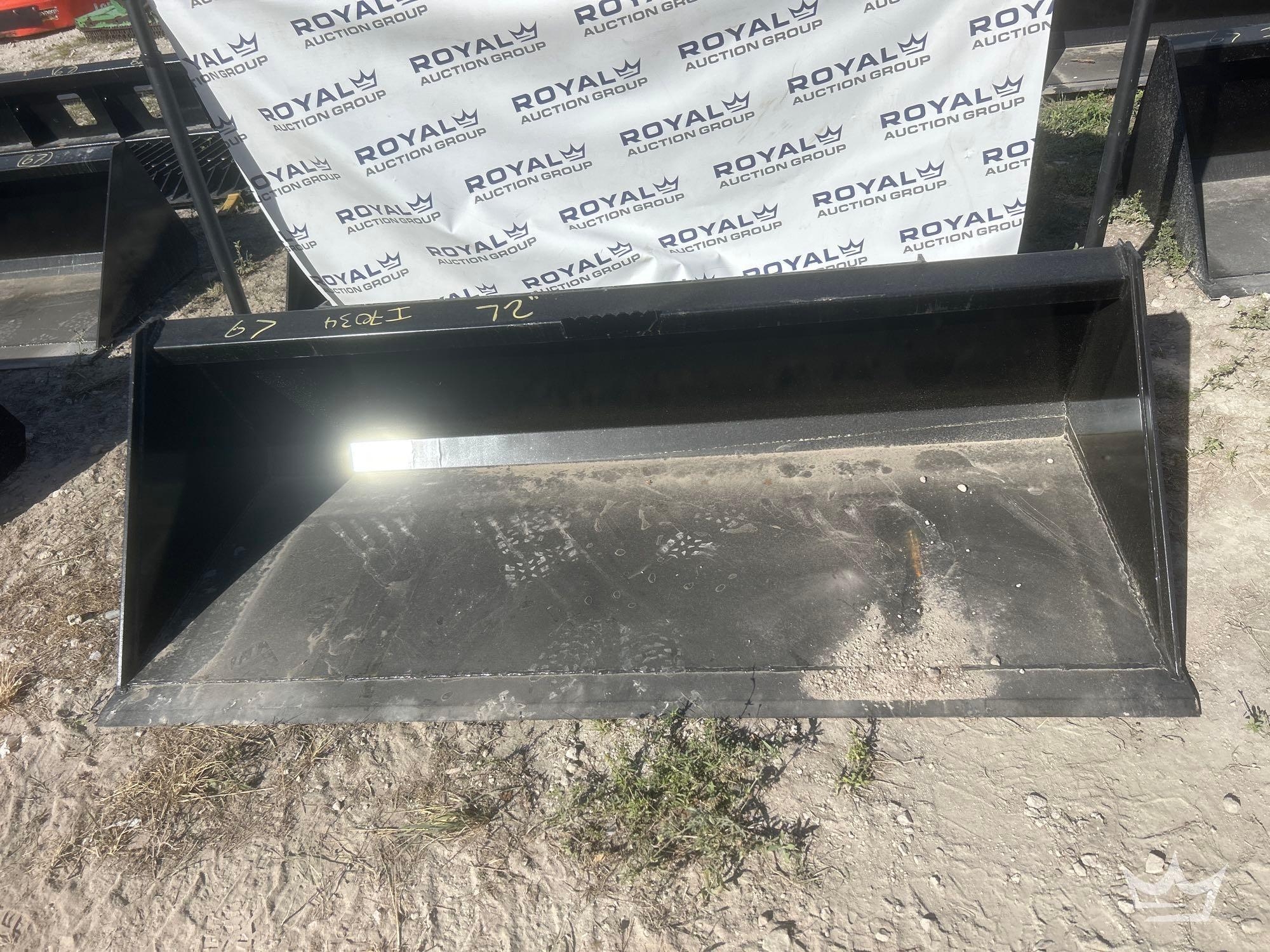 72in Bucket Skid Steer Attachment (A61572)