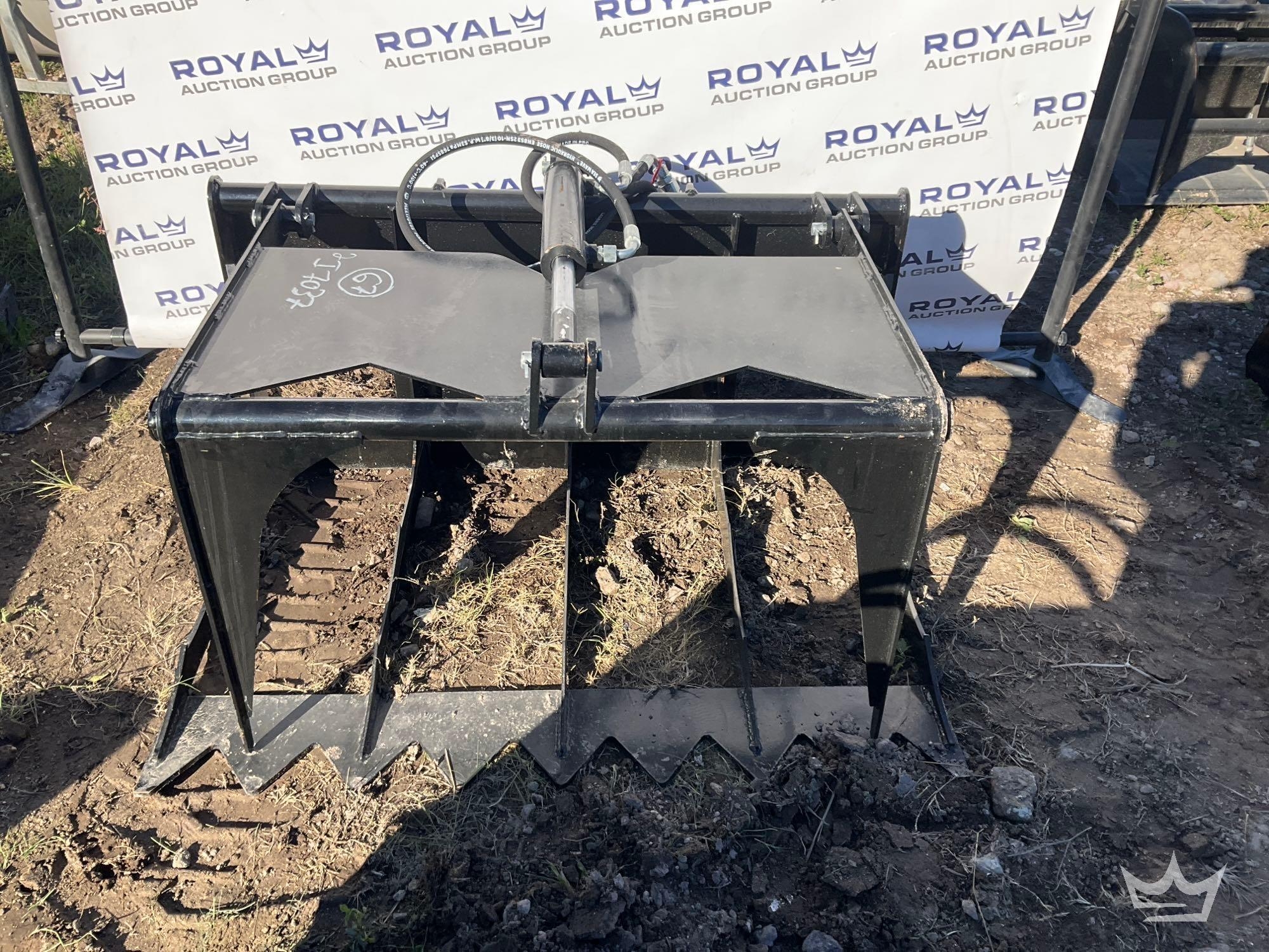 2025 Grapple Hydraulic Mini Skid Steer Attachment (A61567)